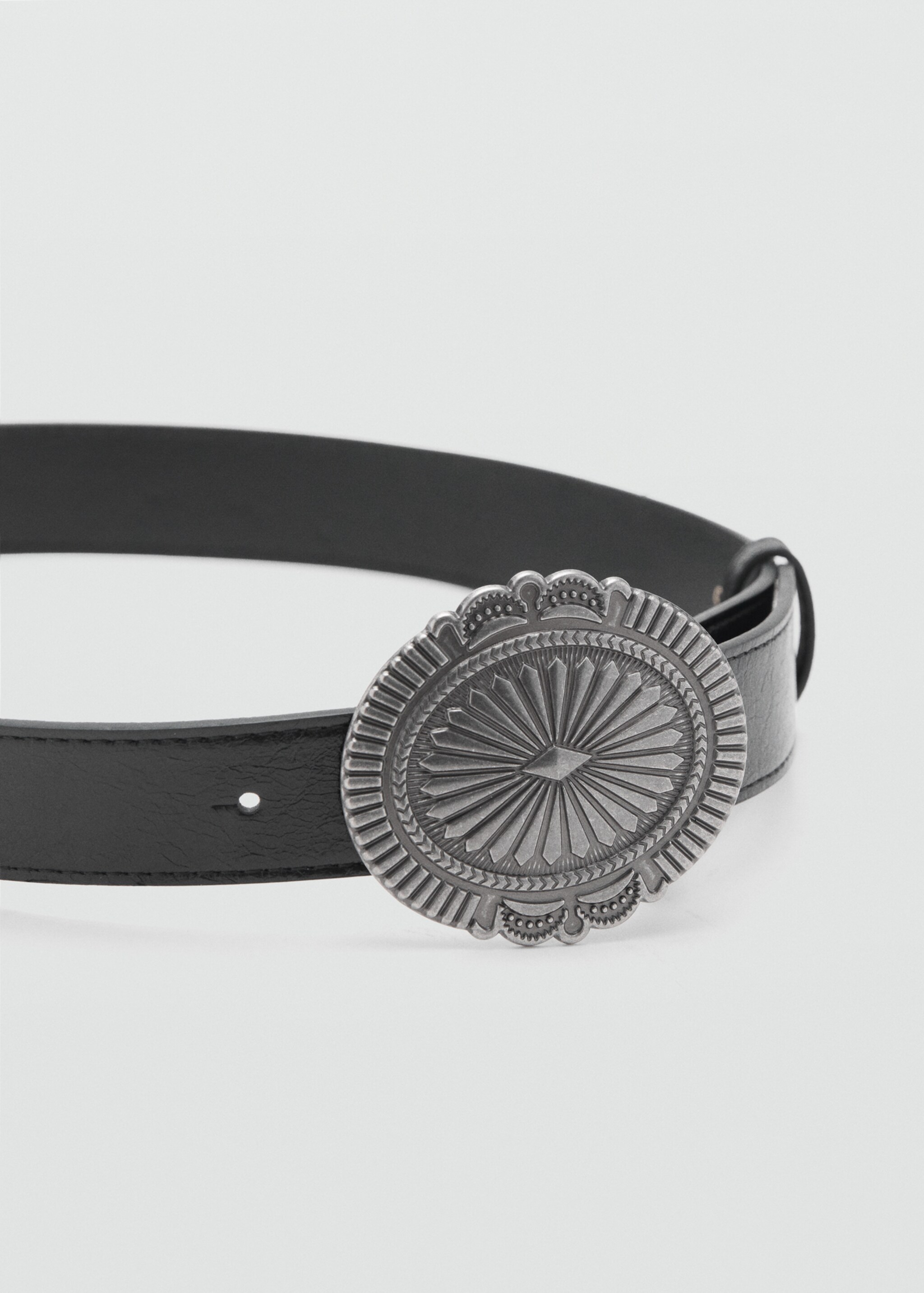 Belt west - Medium plane, Black. Ref: 17025170-00.