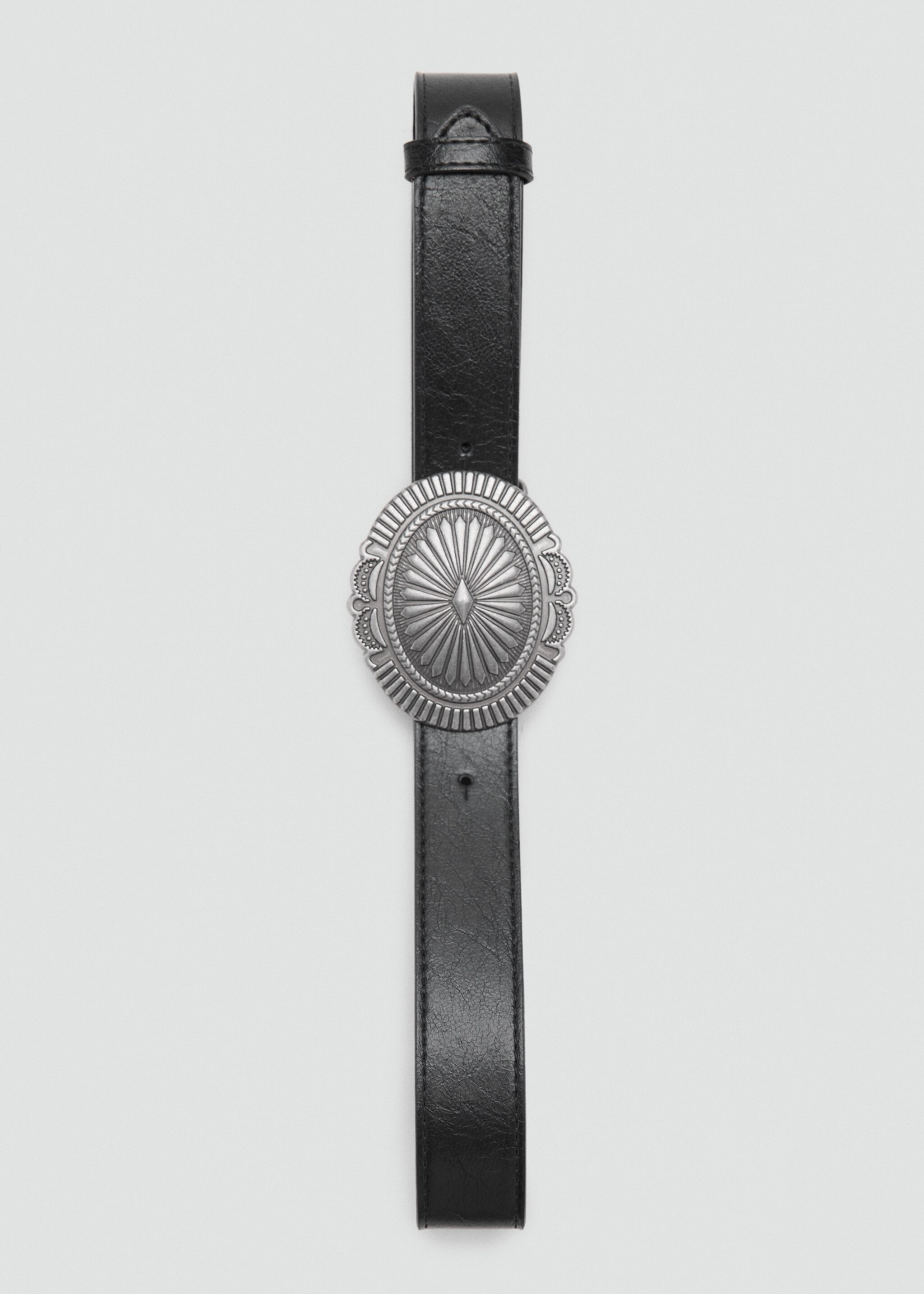 Belt west - Details of the article 2, Black. Ref: 17025170-00.