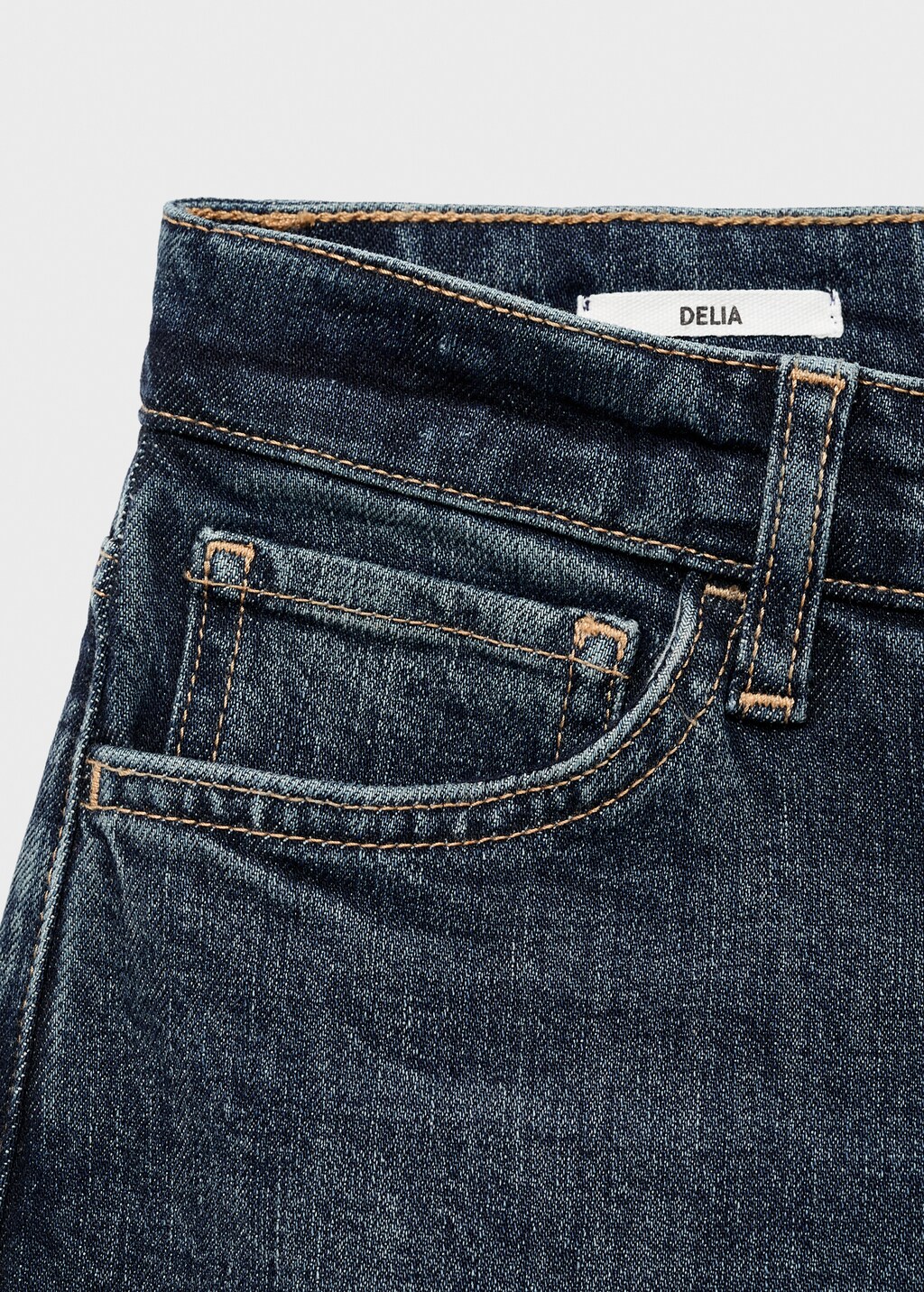 Mid-rise slim-fit jeans