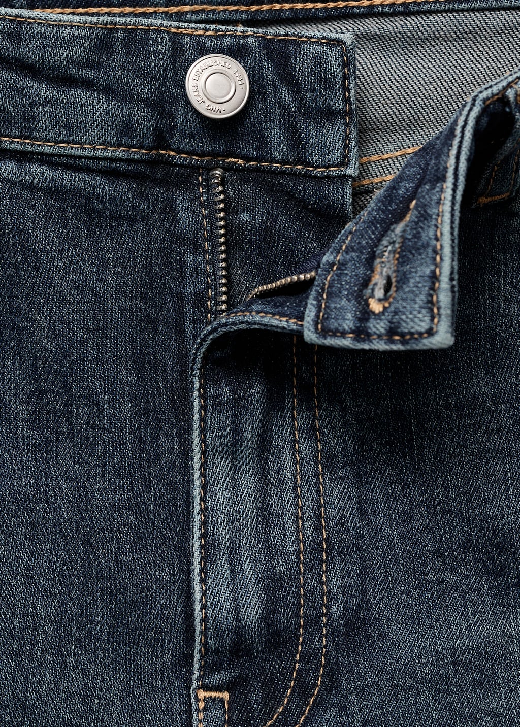 Mid-rise slim-fit jeans