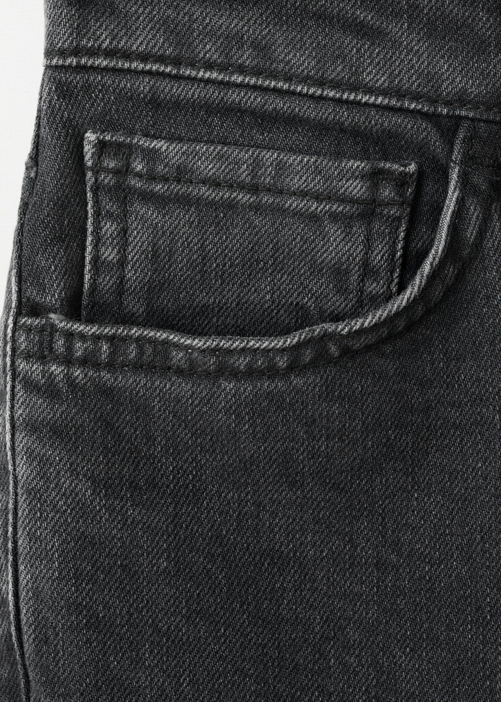 Claudia slim-fit cropped jeans - Details of the article 0, Black denim. Ref: 17025173-00.