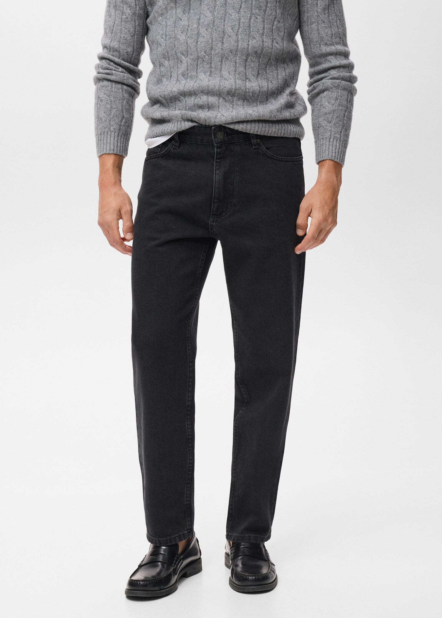 Jeans Sammy Cropped Carrot Fit - Mittlere Ansicht
