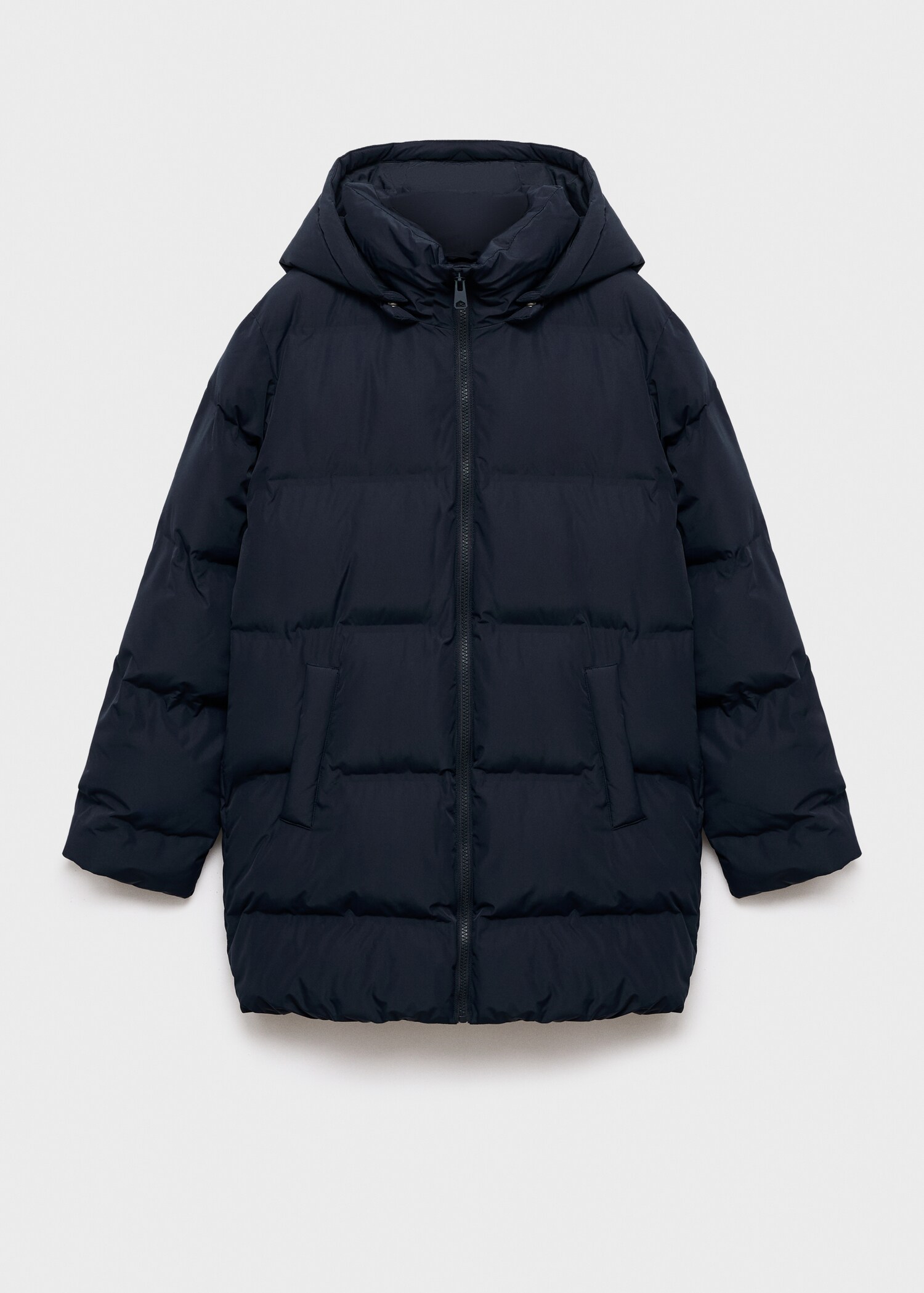 Quilted long coat - Article without model