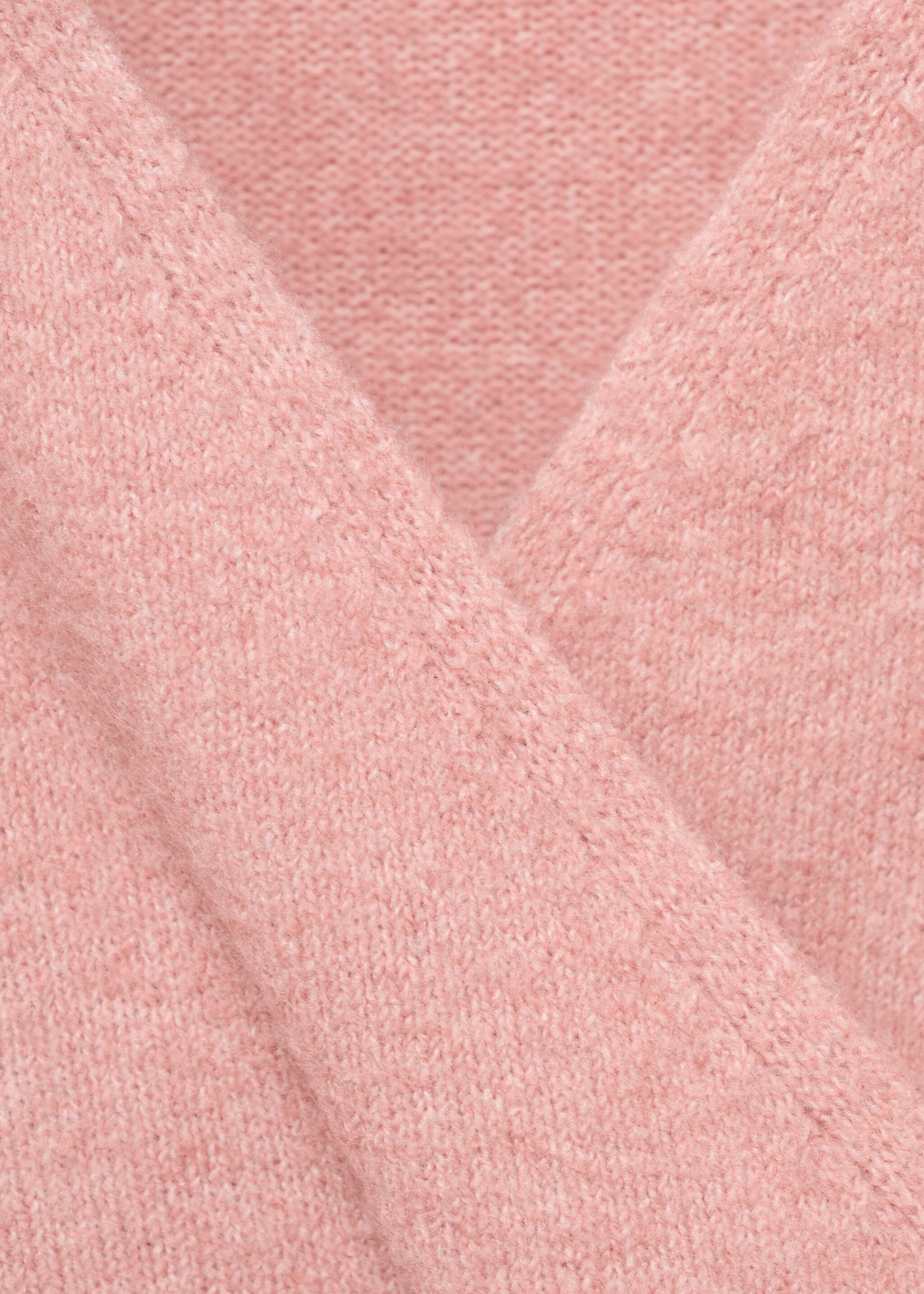 Double-breasted cardigan - Details of the article 8, Pastel Pink. Ref: 17025792-00.