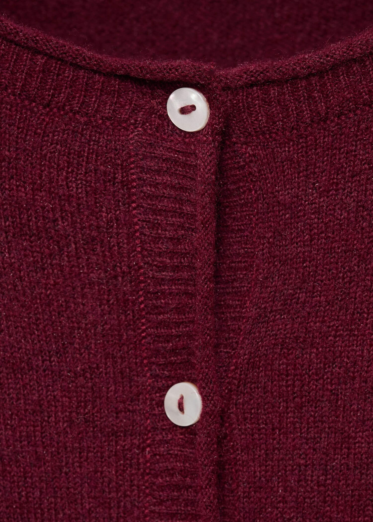 Knitted button cardigan - Details of the article 8