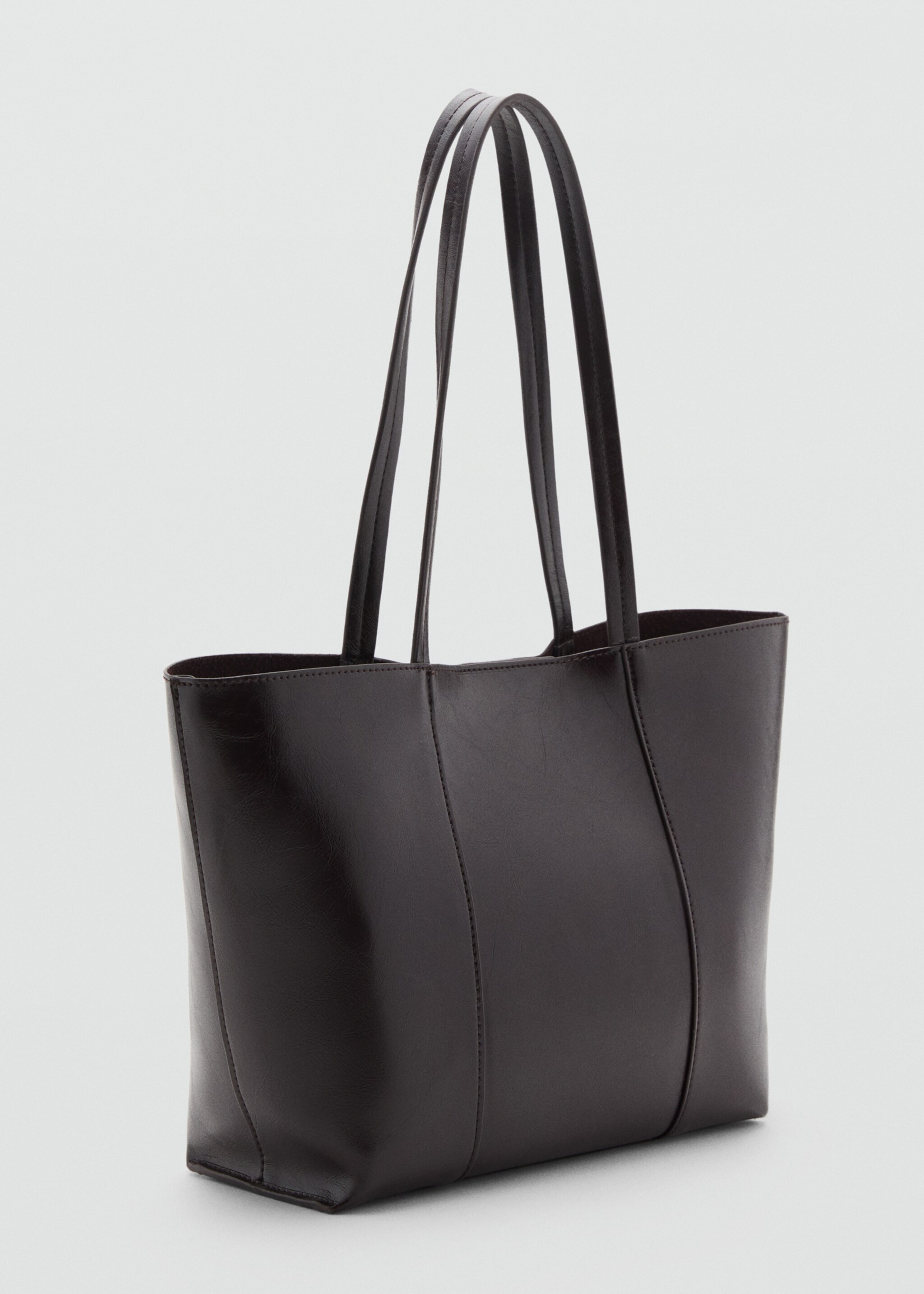 Medium shopper bag - Medium plane, Chocolate. Ref: 17025796-00.