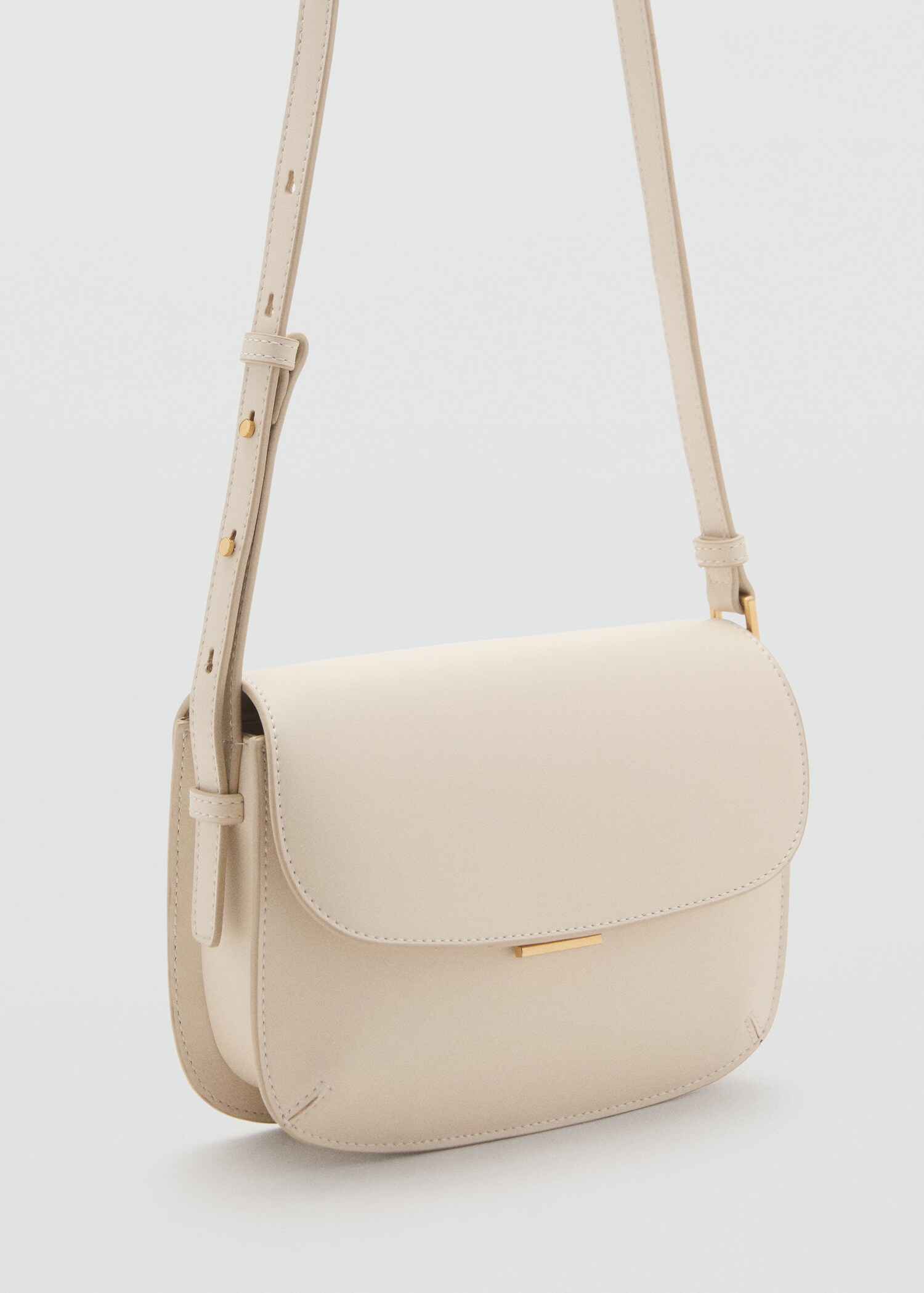 Crossbody bag with flap - Medium plane