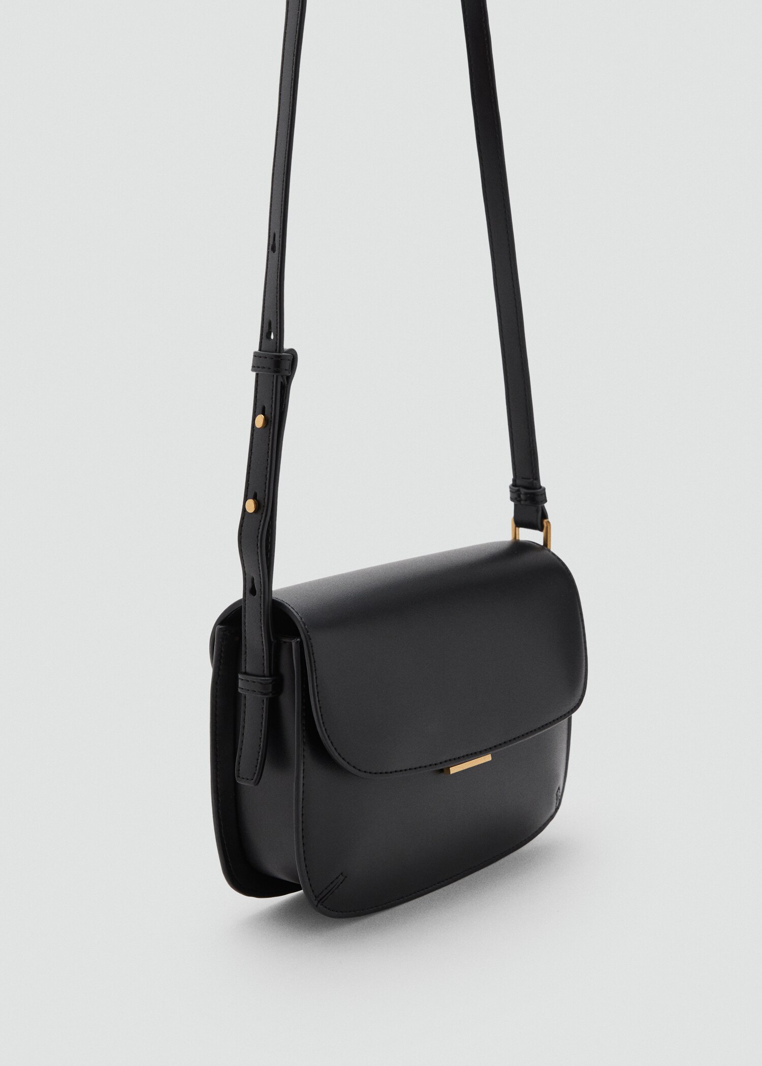 Crossbody bag with flap - Medium plane