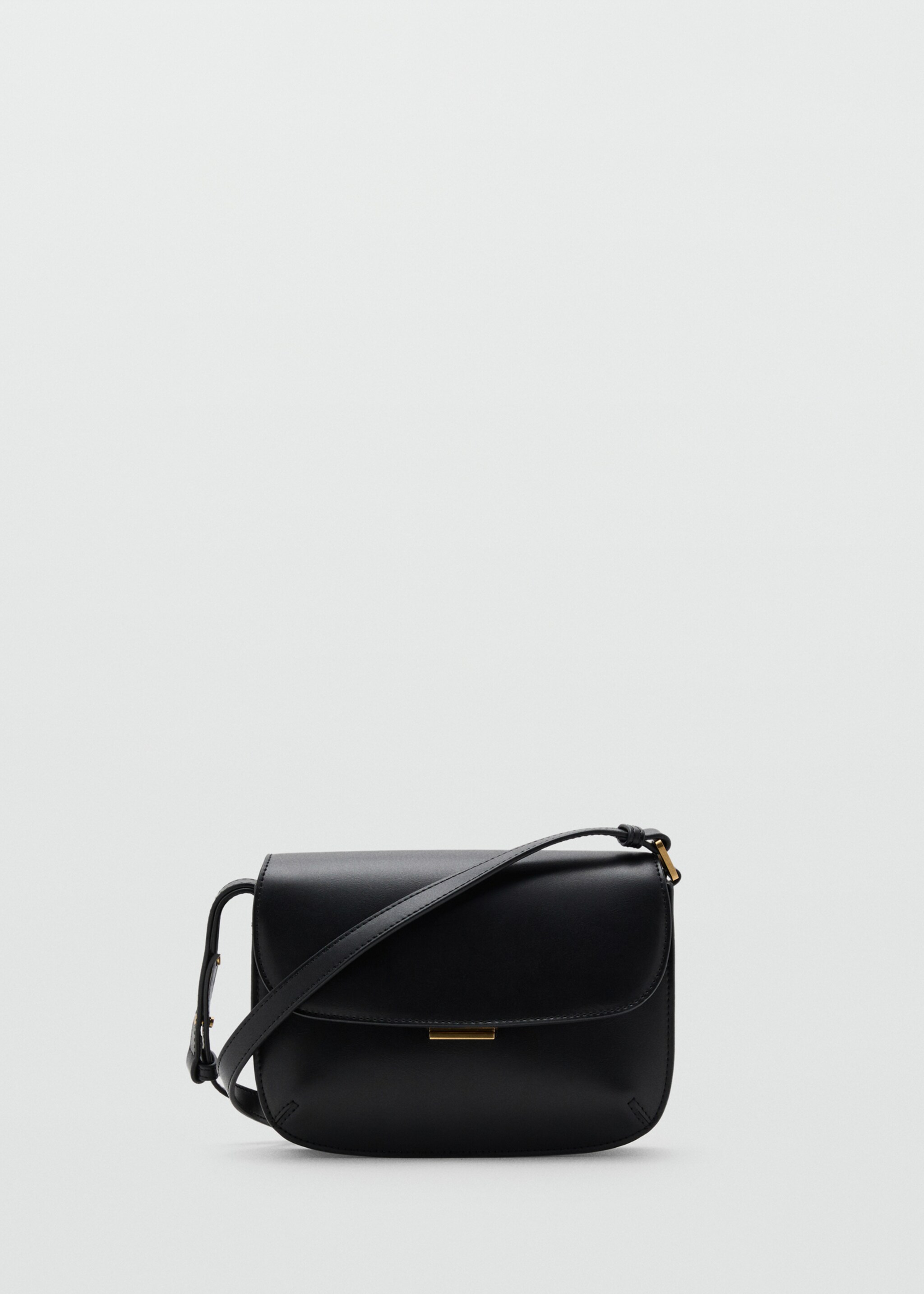 Crossbody bag with flap - Article without model, Black. Ref: 17025798-00.