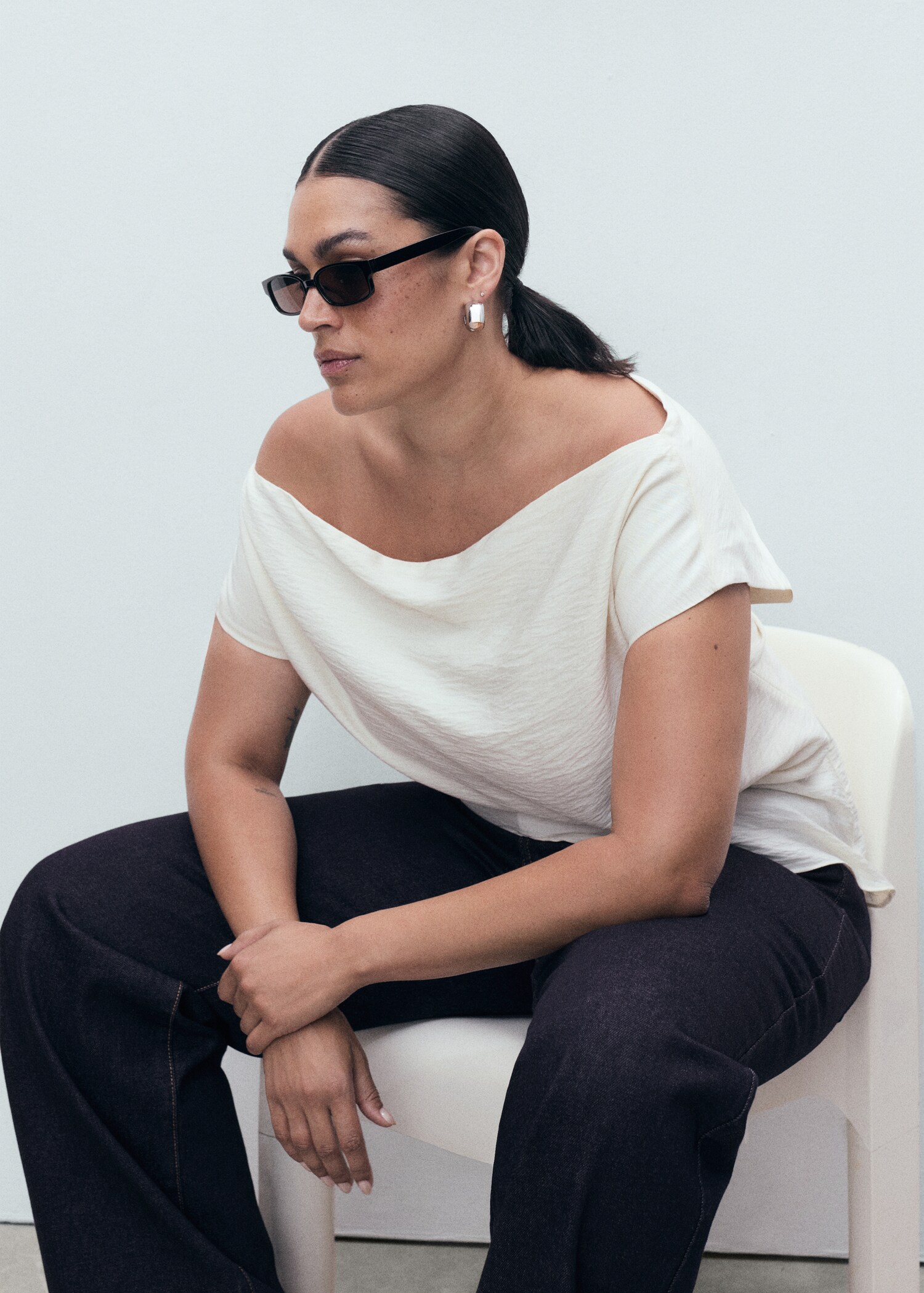 Danila wide leg high-rise jeans - Details of the article 5