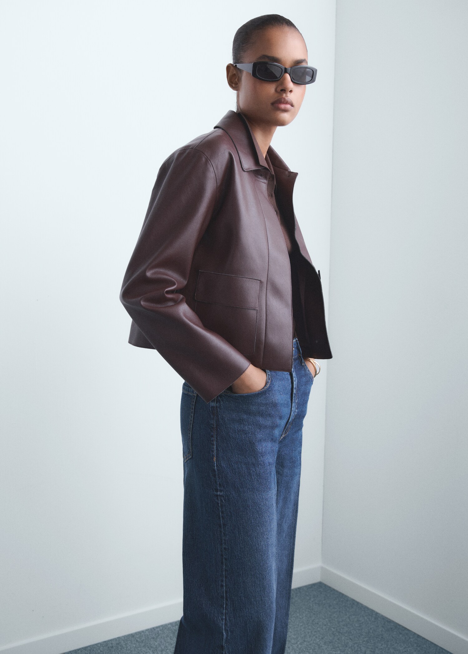 Jean wide leg taille haute - Détail de l'article 1