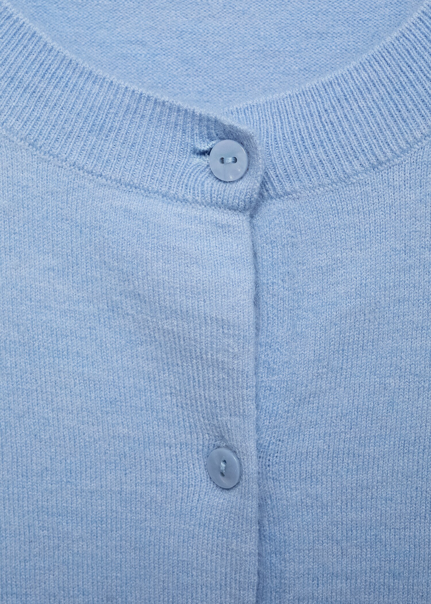 Knitted cardigan with diamonds - Details of the article 8
