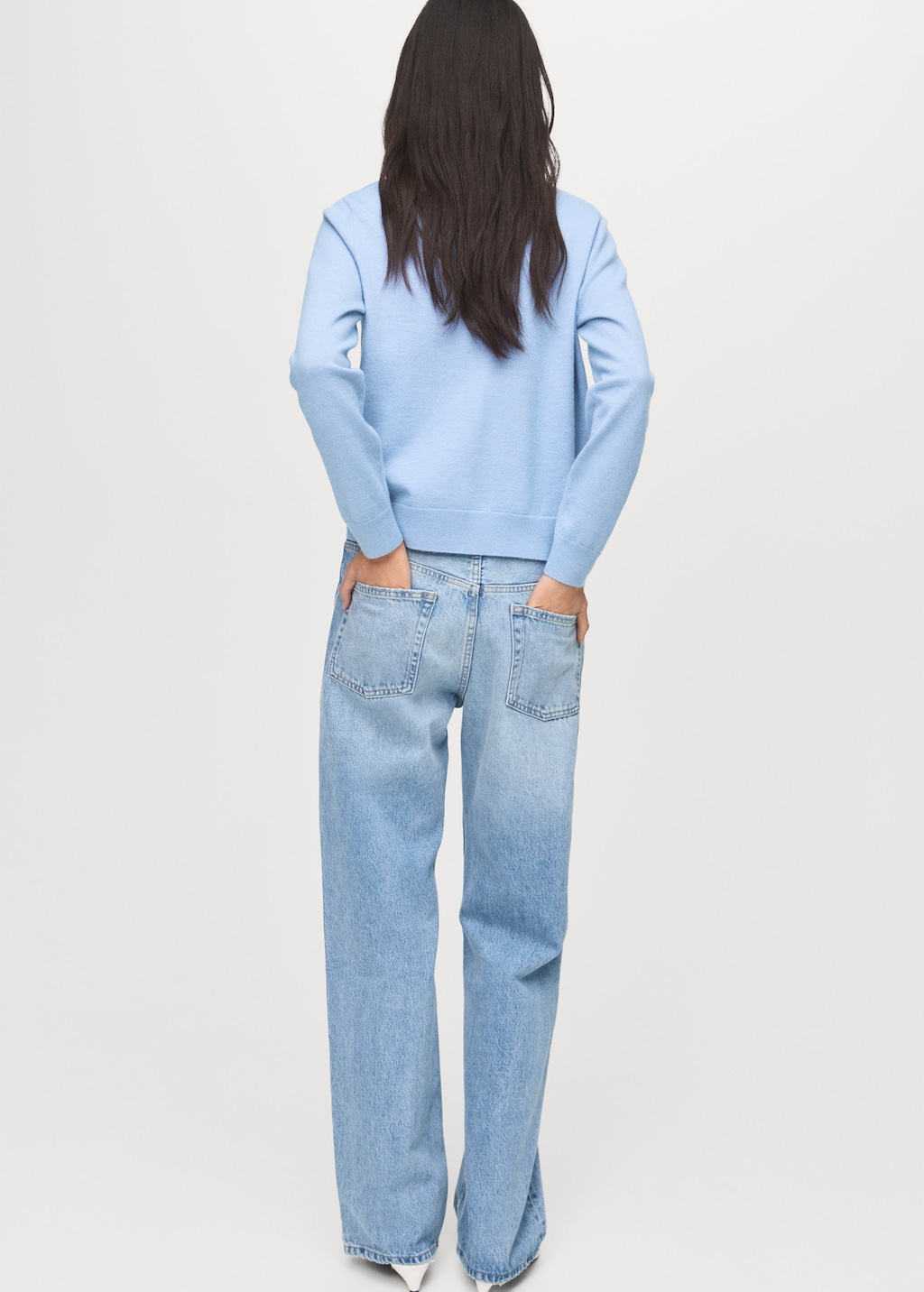 Argyle pattern knit cardigan