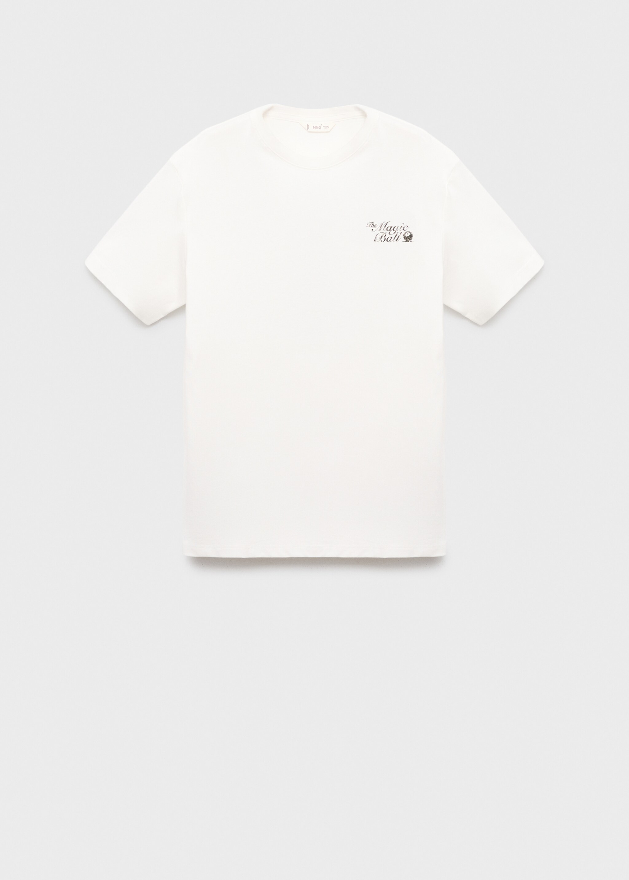 Oversized cotton t-shirt - Article without model, Off White. Ref: 17025802-00.