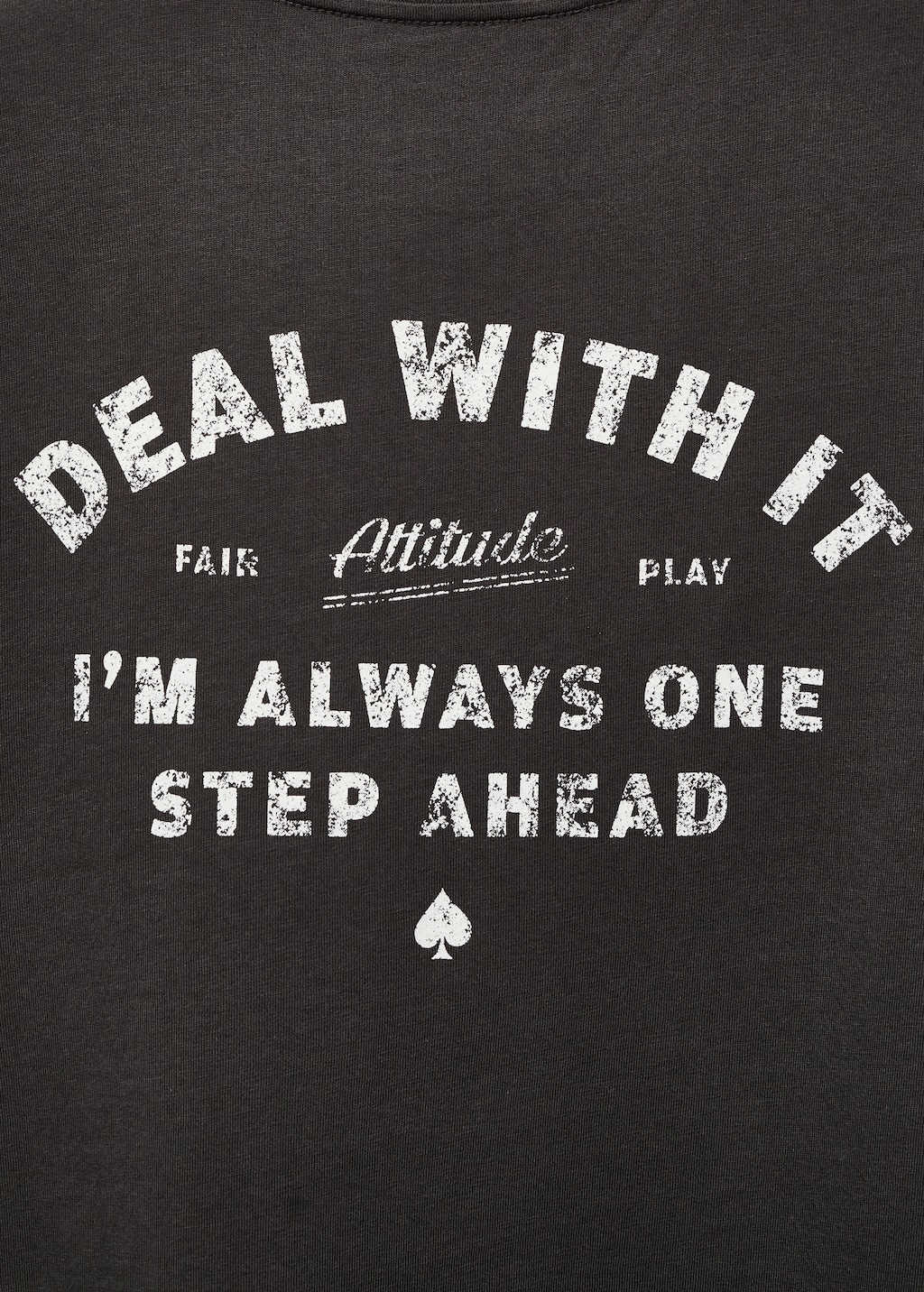 Printed cotton-blend t-shirt