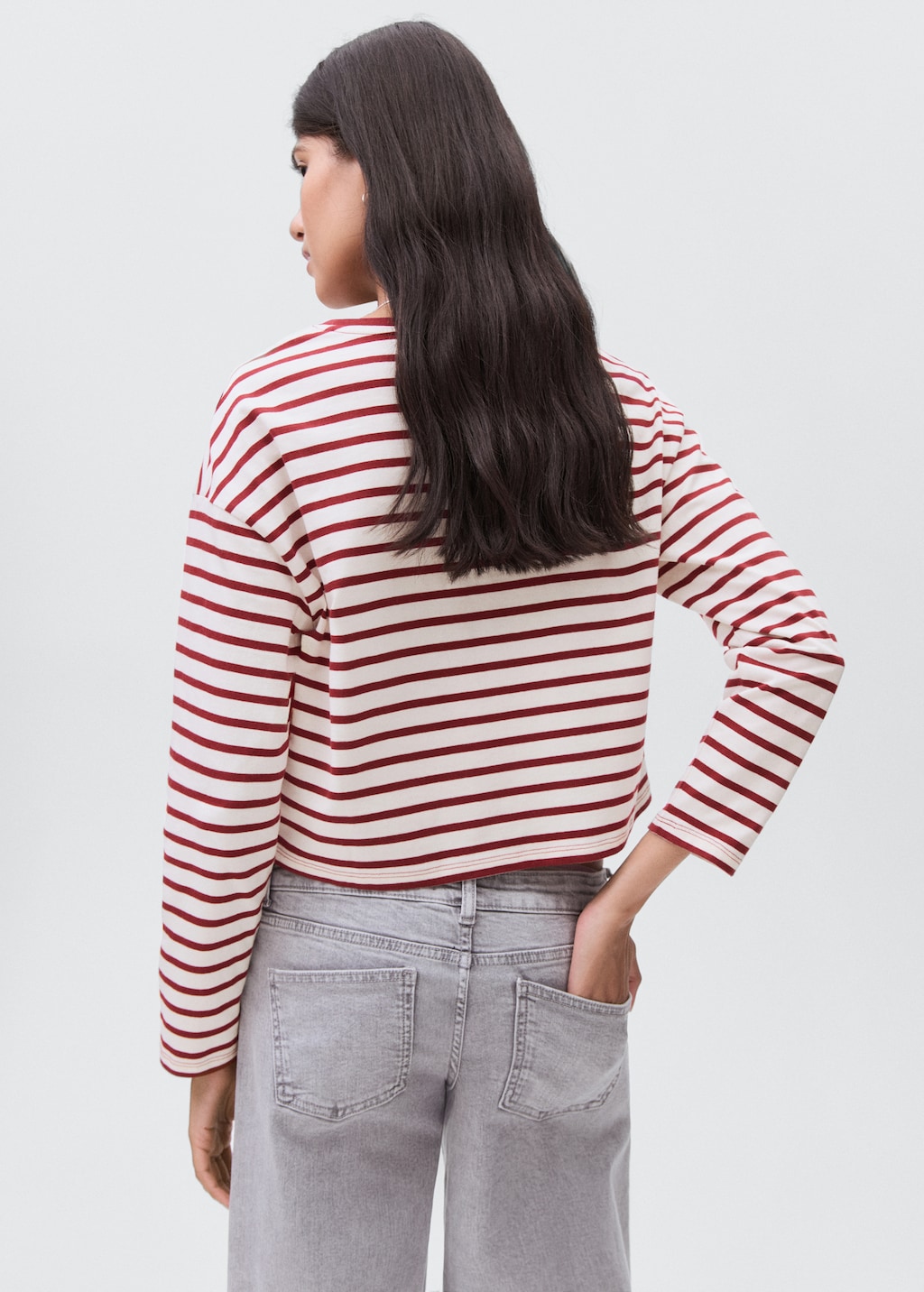 Striped cotton T-shirt