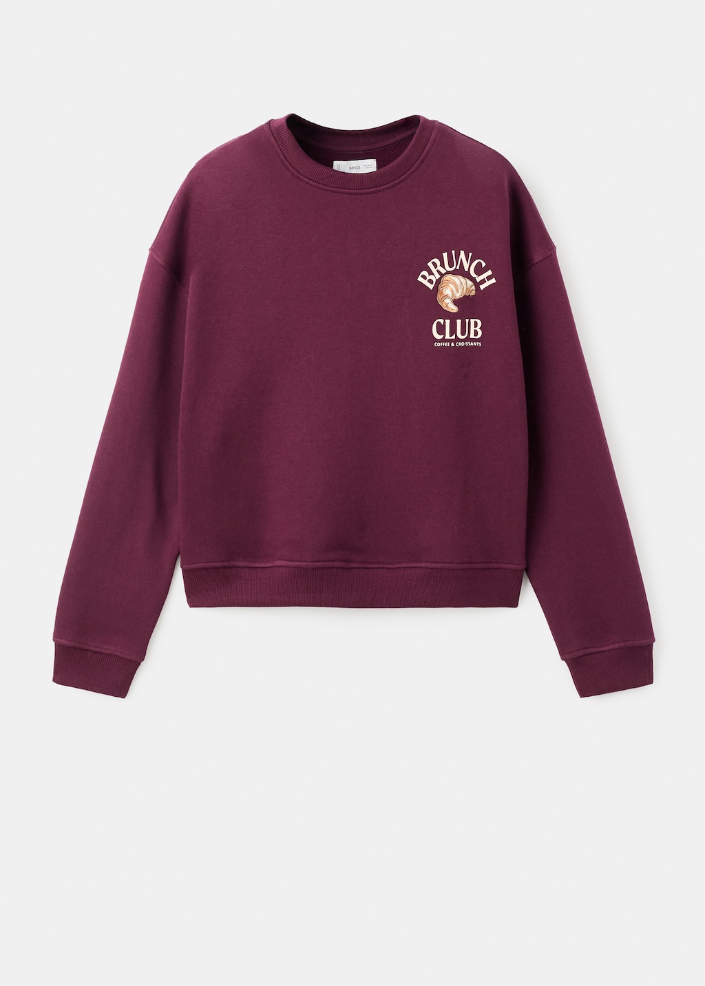 Printed cotton sweatshirt