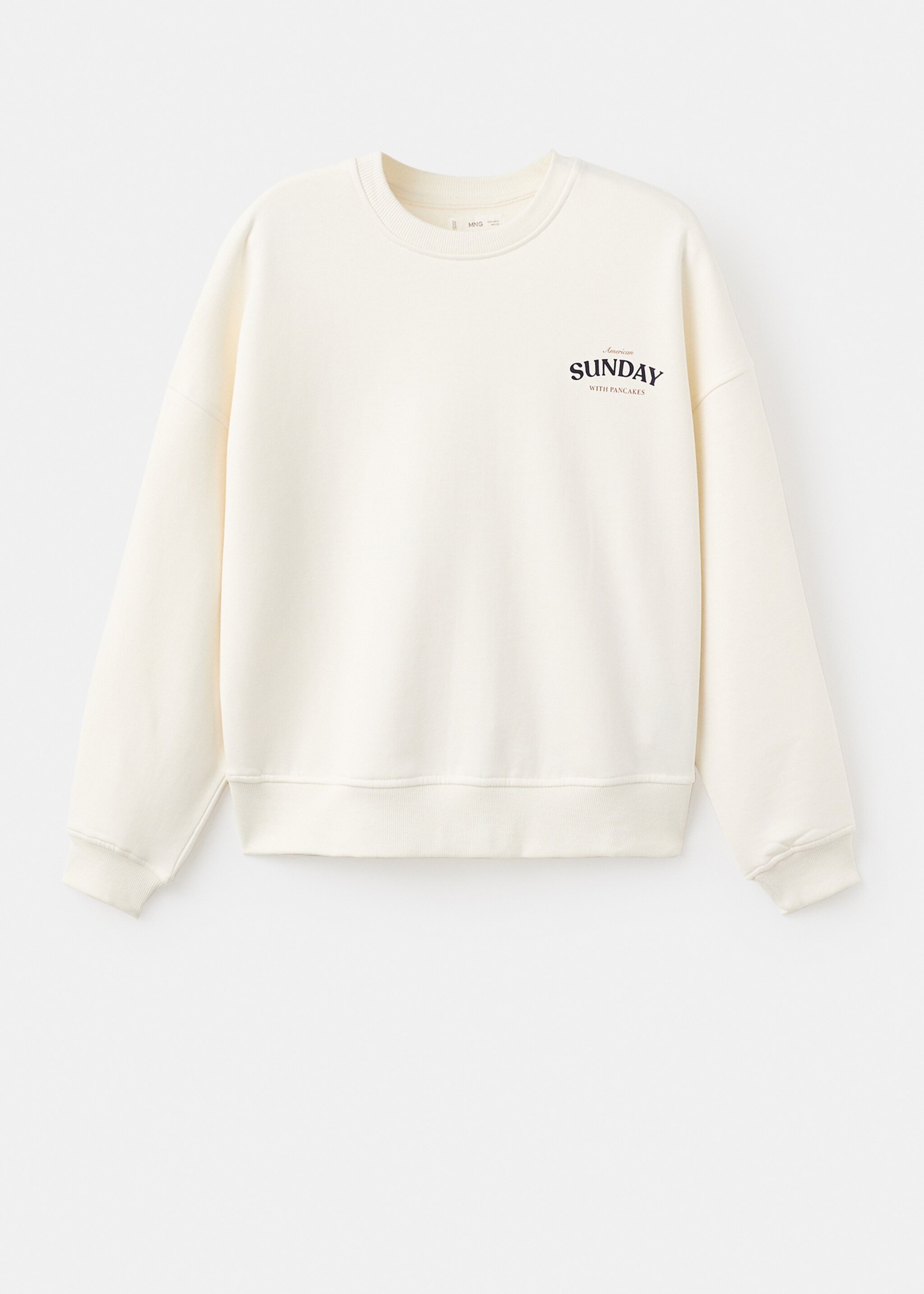Sweatshirt pancake - Article without model, Off White. Ref: 17025808-00.