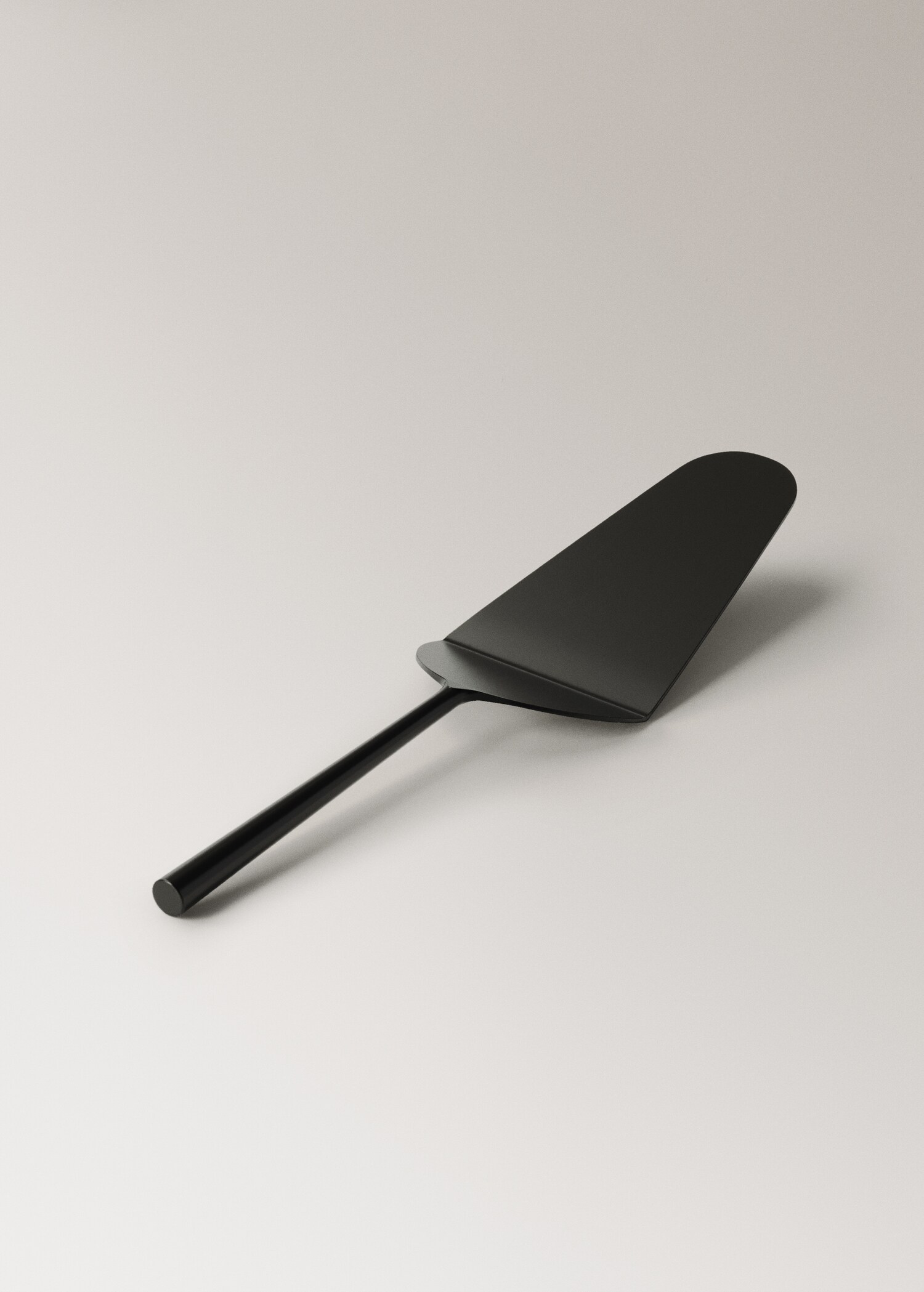 Matt stainless steel cake server - Details of the article 1