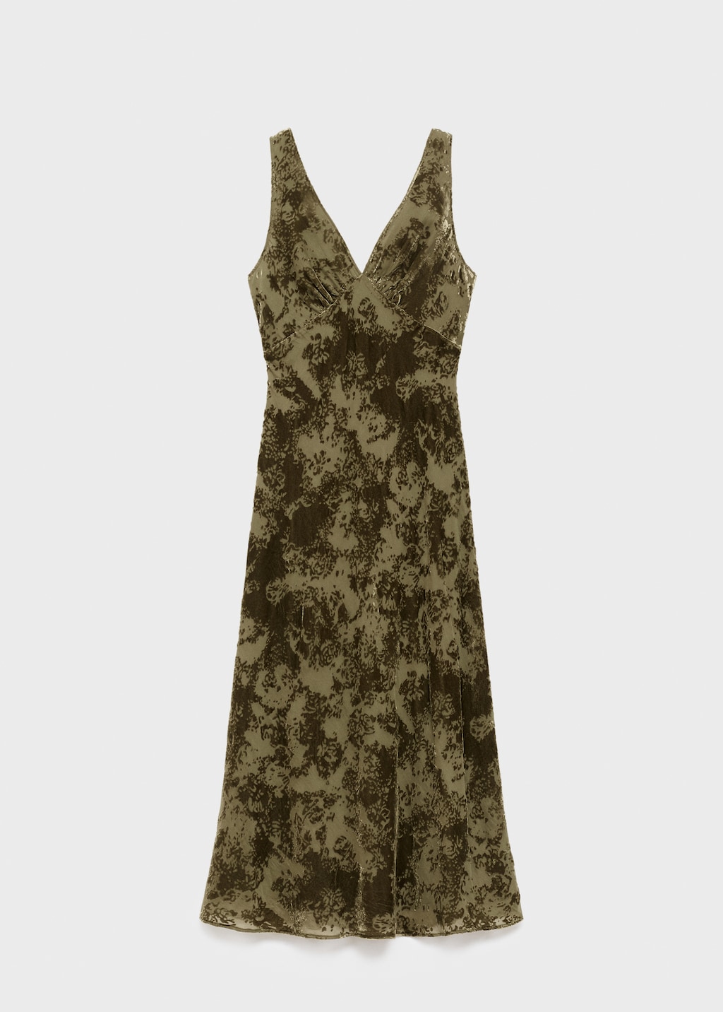 Jacquard V-neck dress
