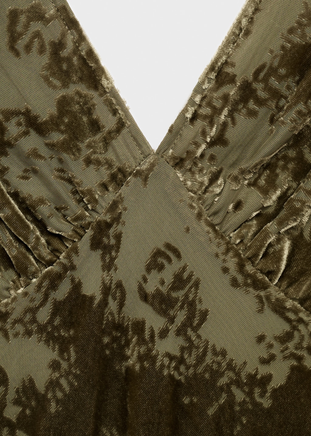 Jacquard V-neck dress