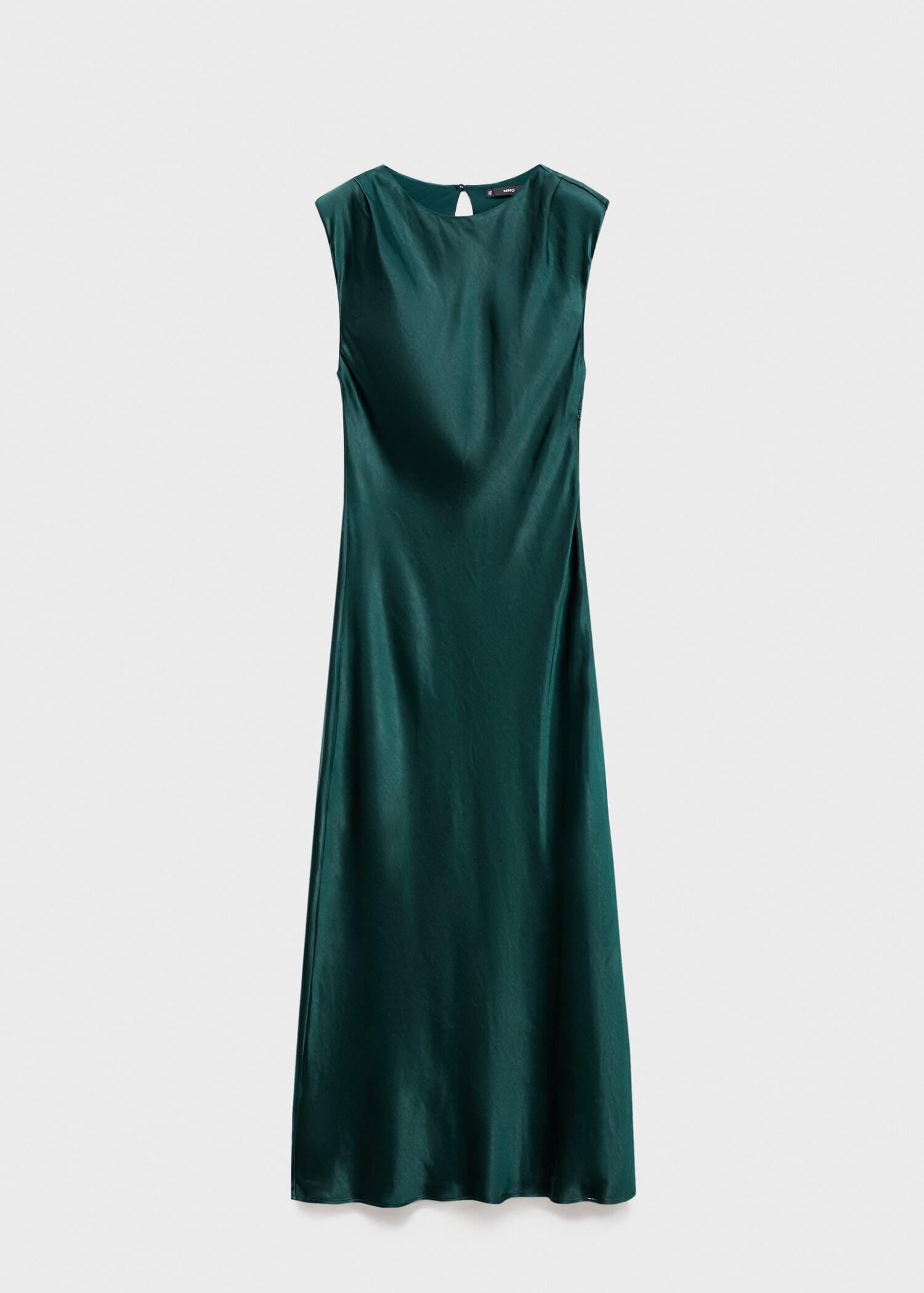 Fitted satin dress - Article without model