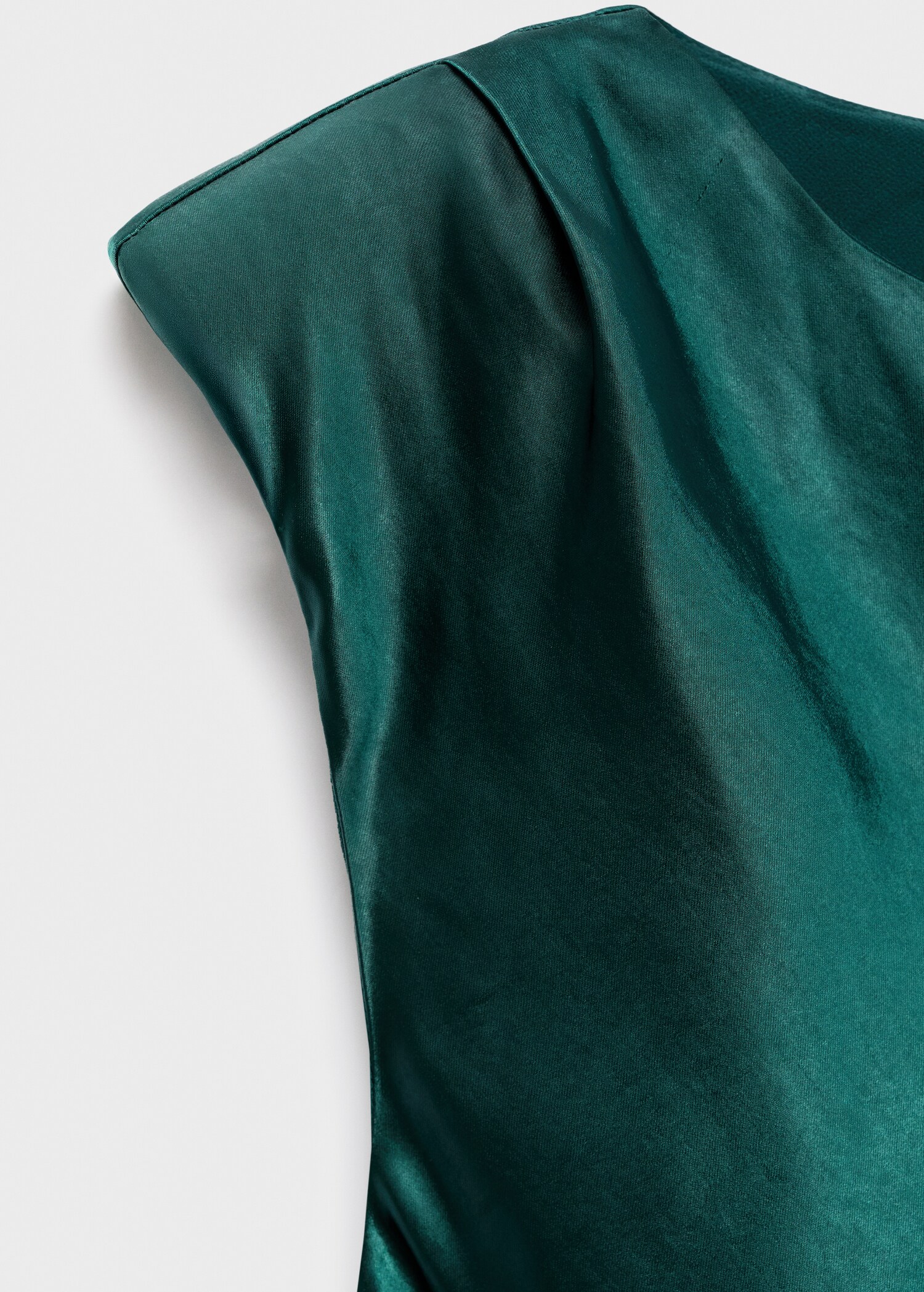 Fitted satin dress - Details of the article 8