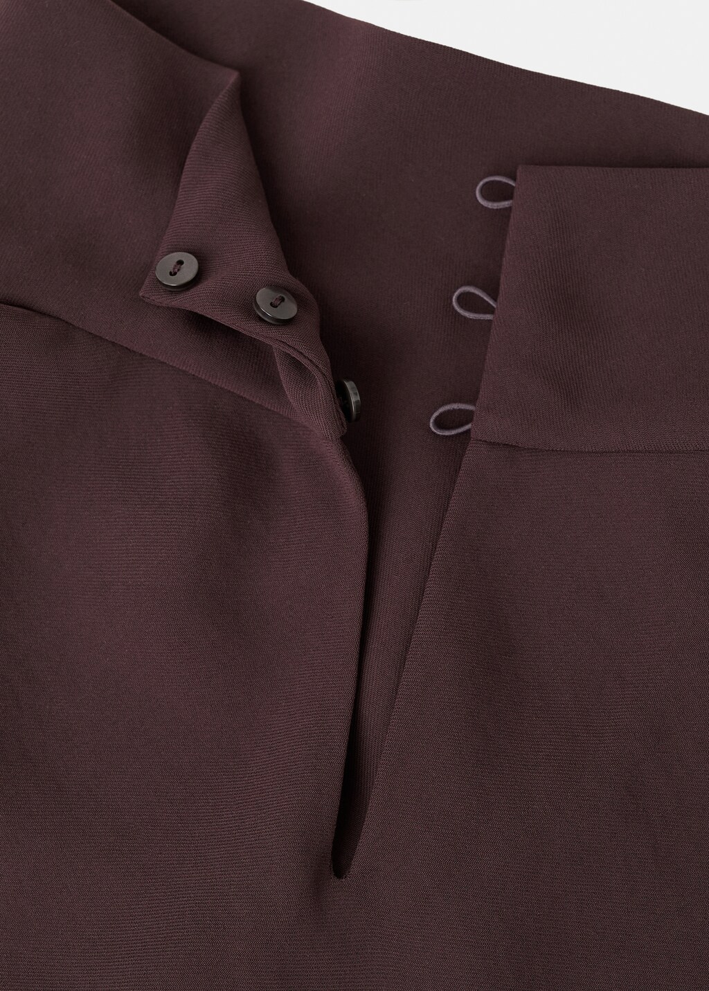 A-line turtleneck dress