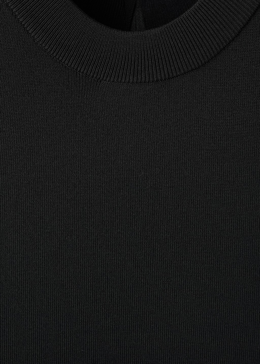 Combined woven dress with belt