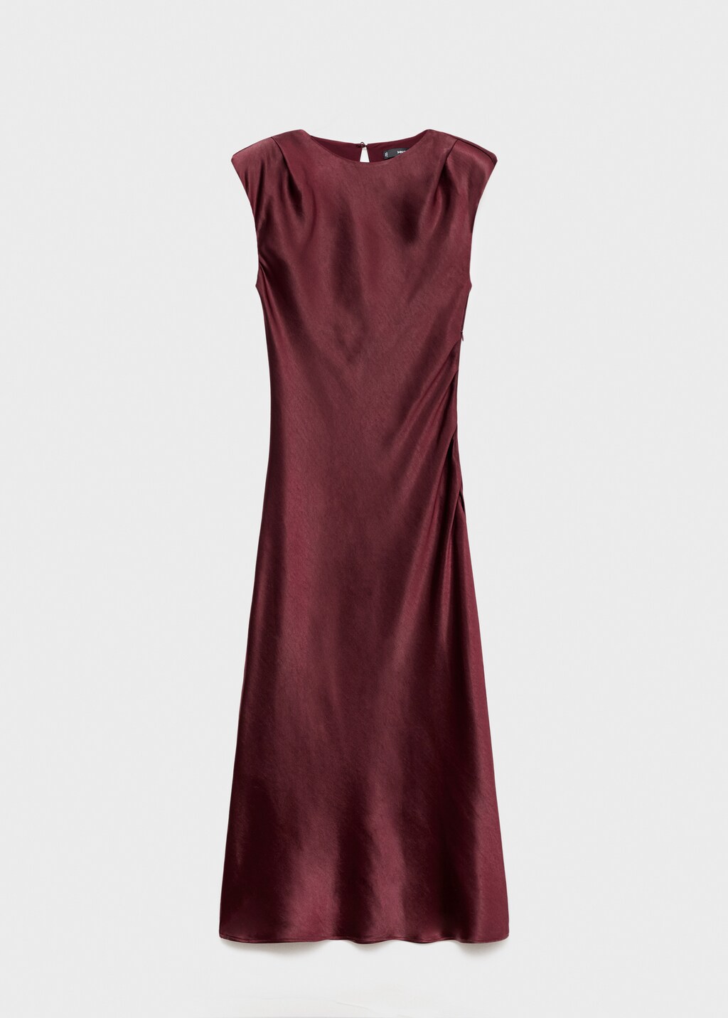 Mango Fitted satin dress