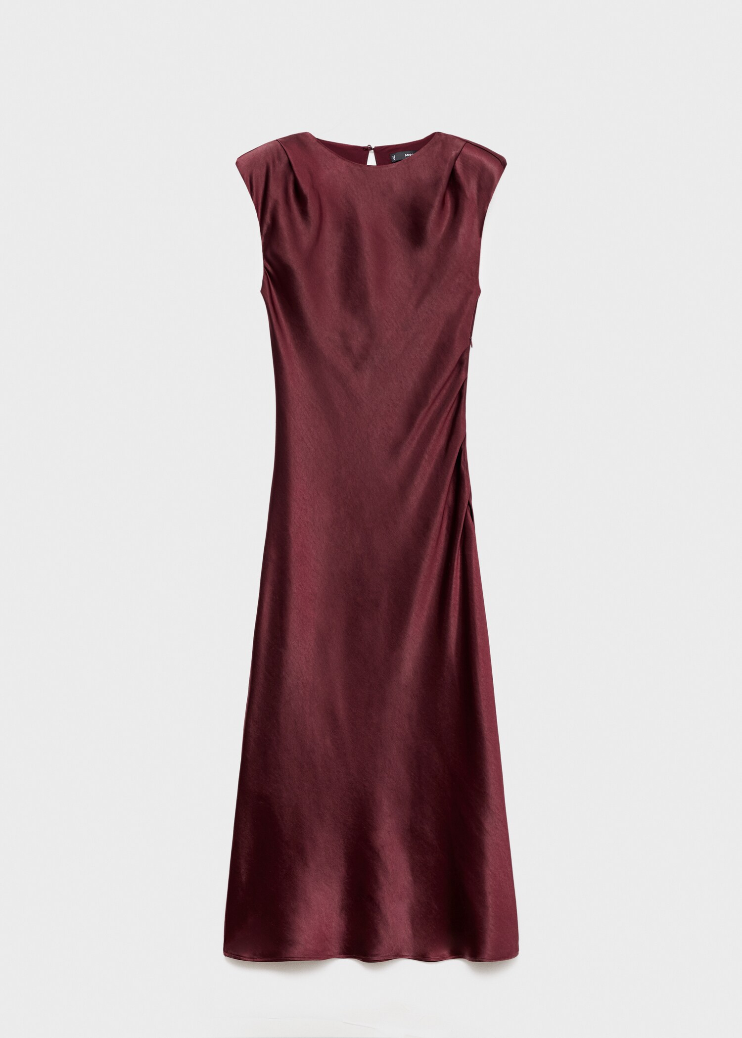 Fitted satin dress - Article without model