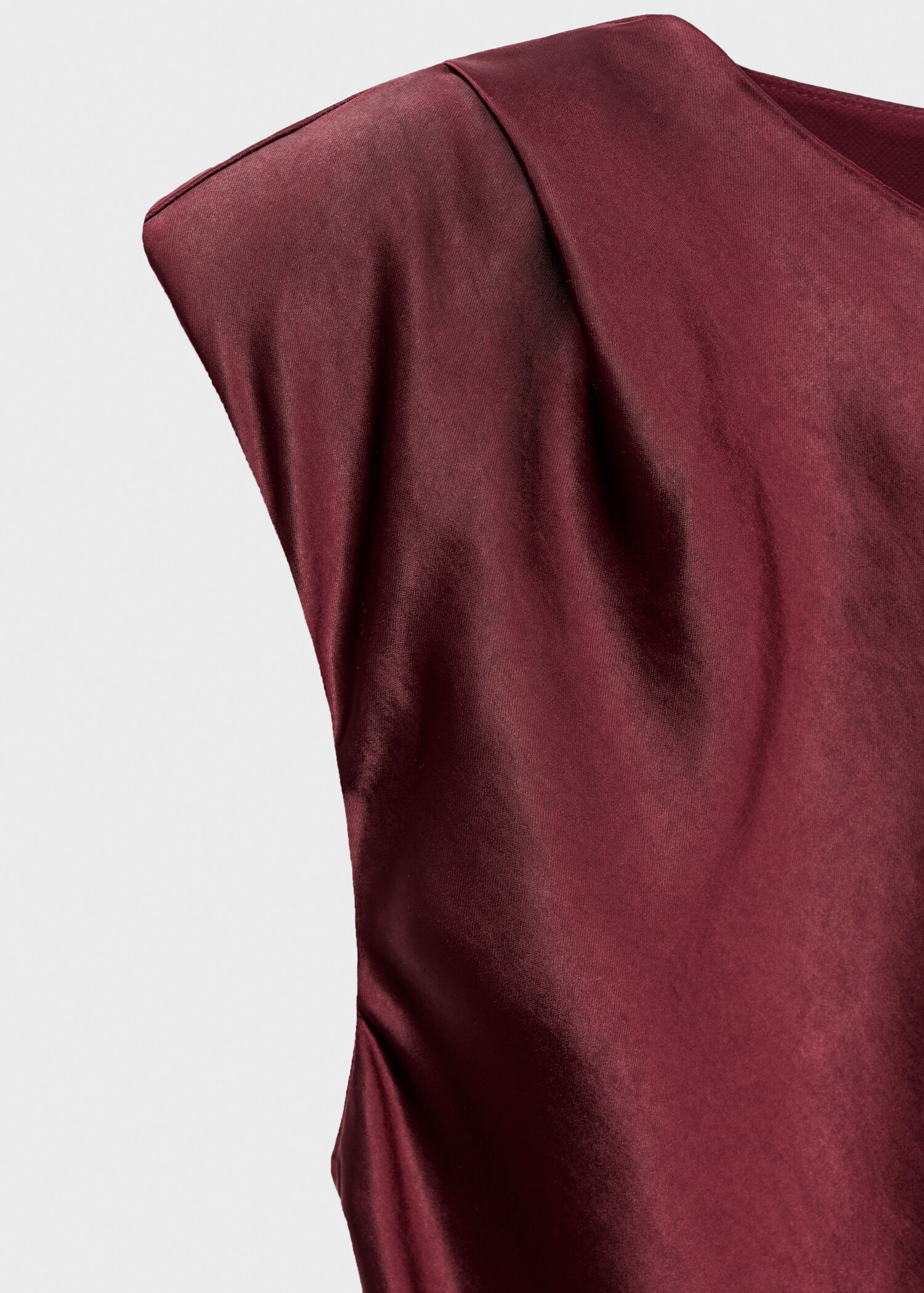 Fitted satin dress - Details of the article 8