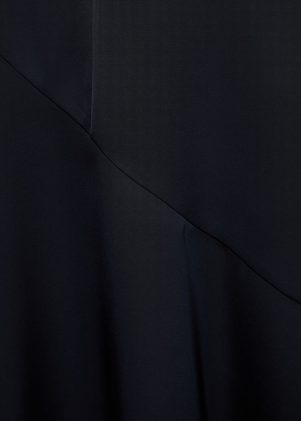 Mango Draped neck dress with opening