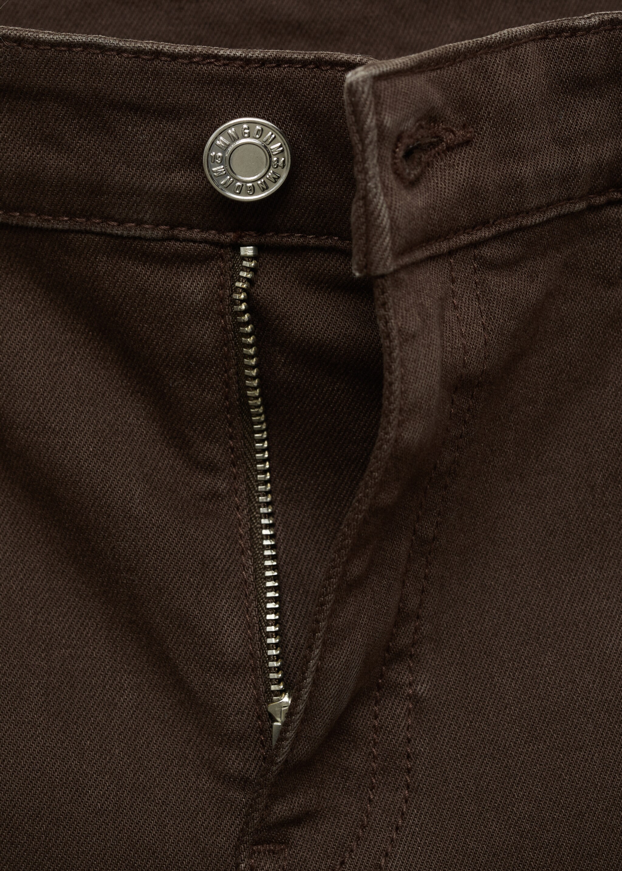 Jean Sienna flare crop - Détail de l'article 8, Chocolat. Ref: 17025824-00.