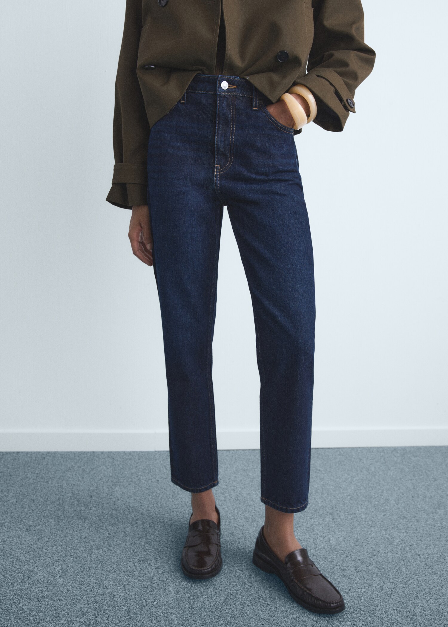 Mom2000 high-rise jeans - Medium plane