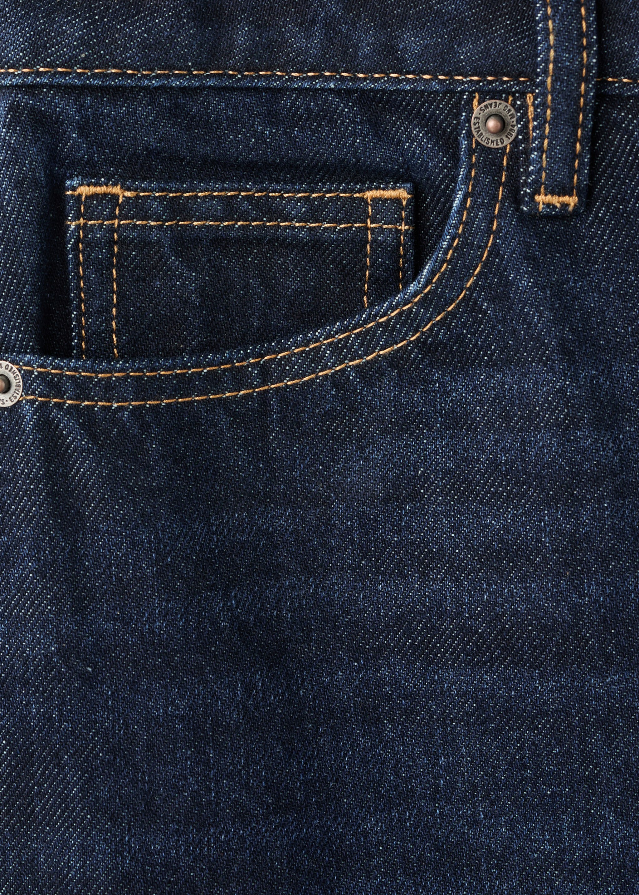 Mom2000 high-rise jeans - Details of the article 0, Dark Blue. Ref: 17025827-00.