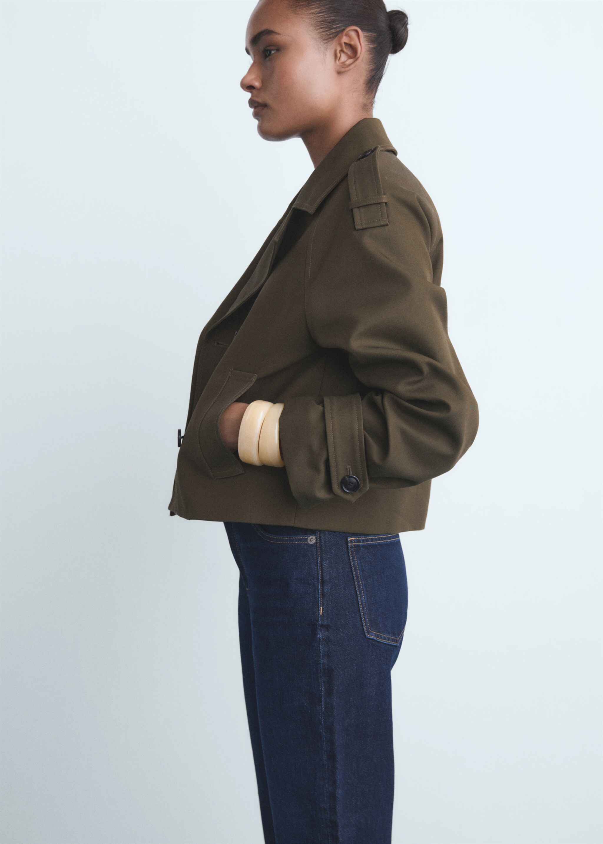 Mom2000 high-rise jeans - Details of the article 1, Dark Blue. Ref: 17025827-00.