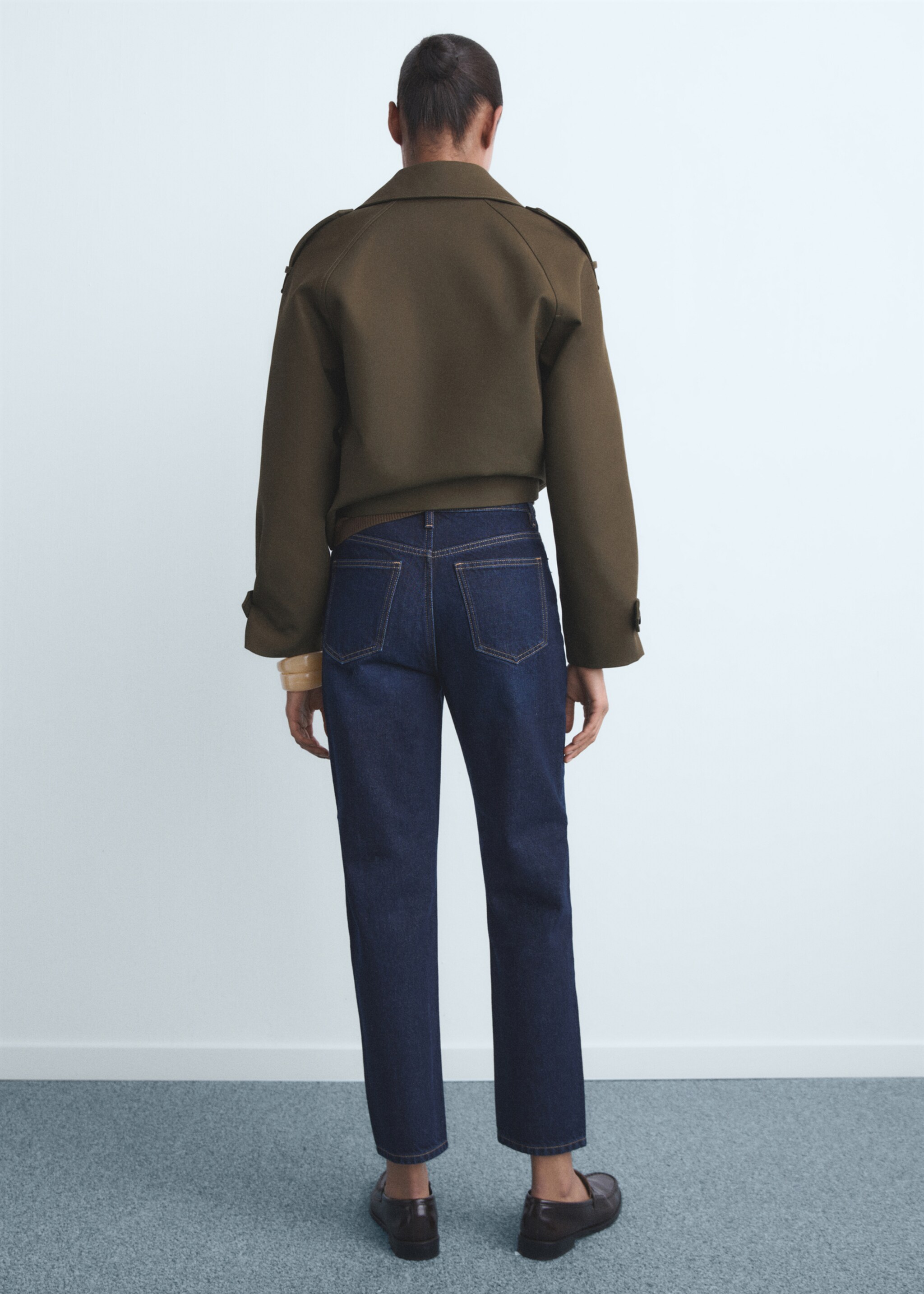 Mom2000 high-rise jeans - Reverse of the article, Dark Blue. Ref: 17025827-00.
