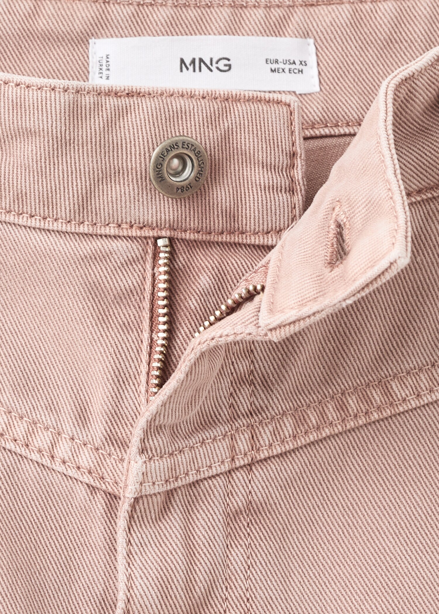 Wide-leg mid-rise loose-fit jeans - Details of the article 8