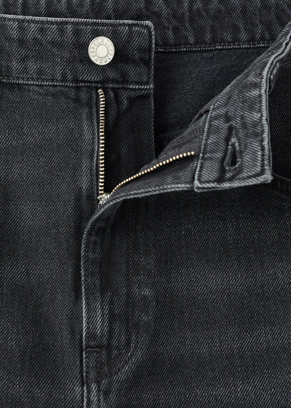 Mid-rise barrel jeans