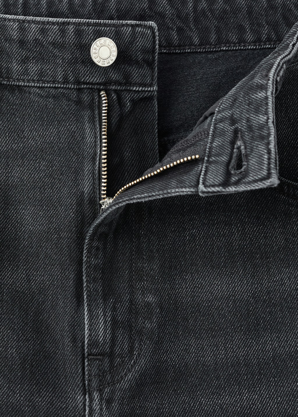 Mid-rise barrel jeans