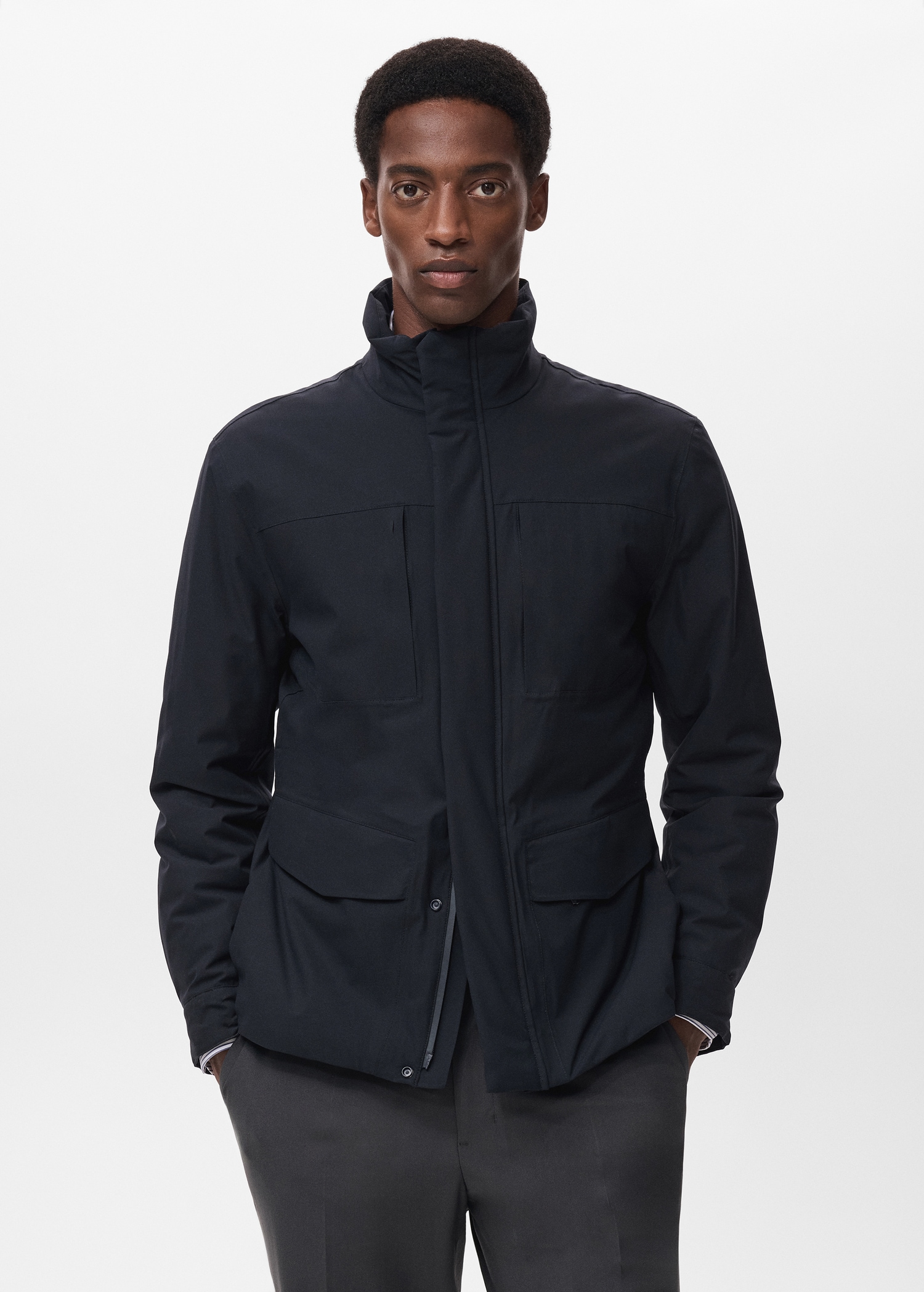 Waterproof jacket with Thermolite® padding Men MANGO Georgia