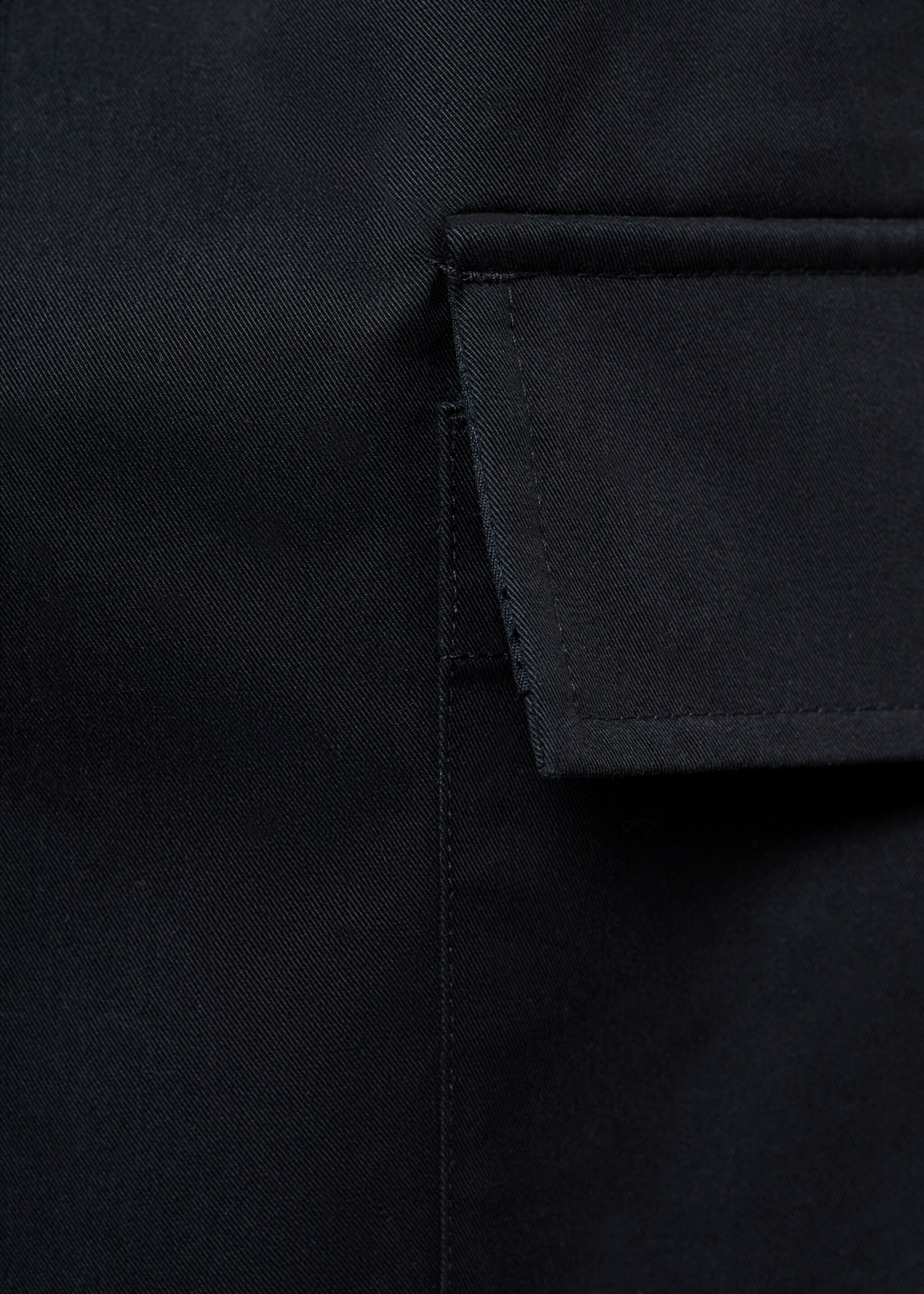Pantalon cargo coton regular-fit - Détail de l'article 0, Bleu marine. Ref: 17025971-00.