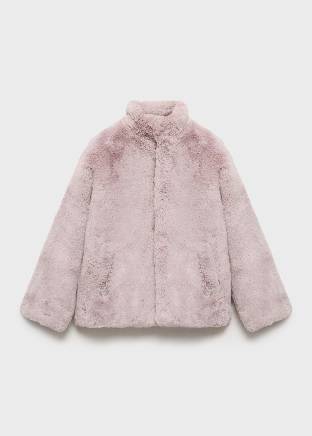 Faux-fur coat