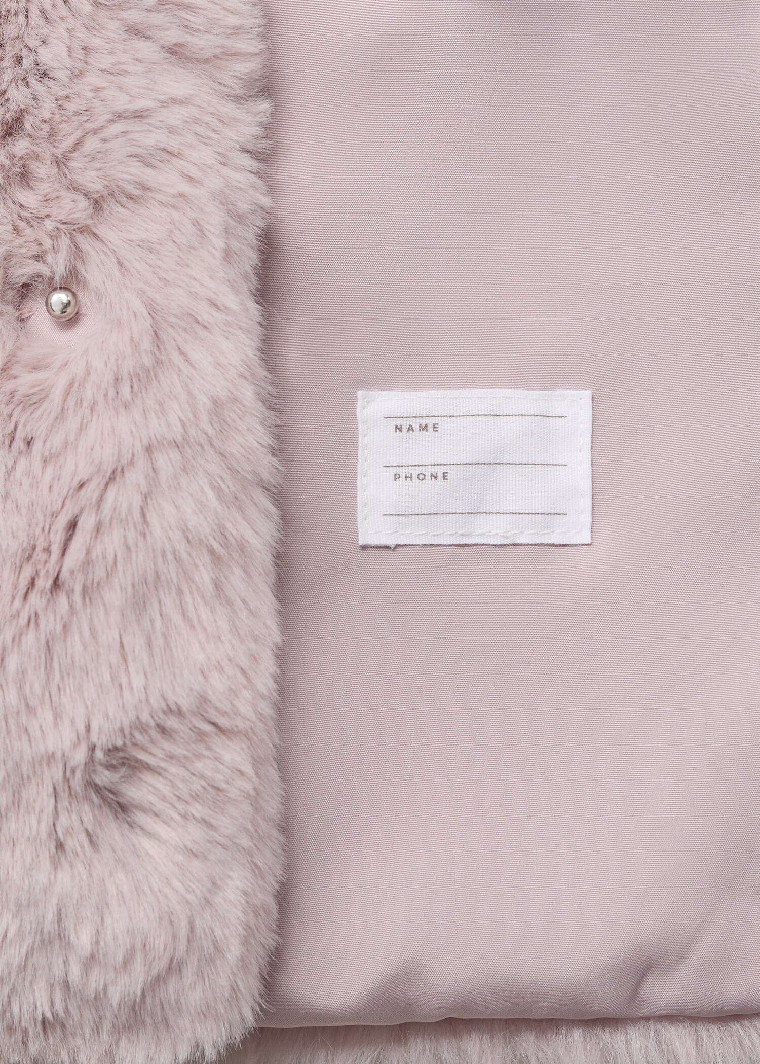 Fur-effect coat - Details of the article 0