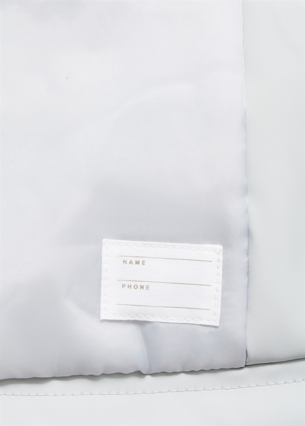 Hooded water-repellent coat