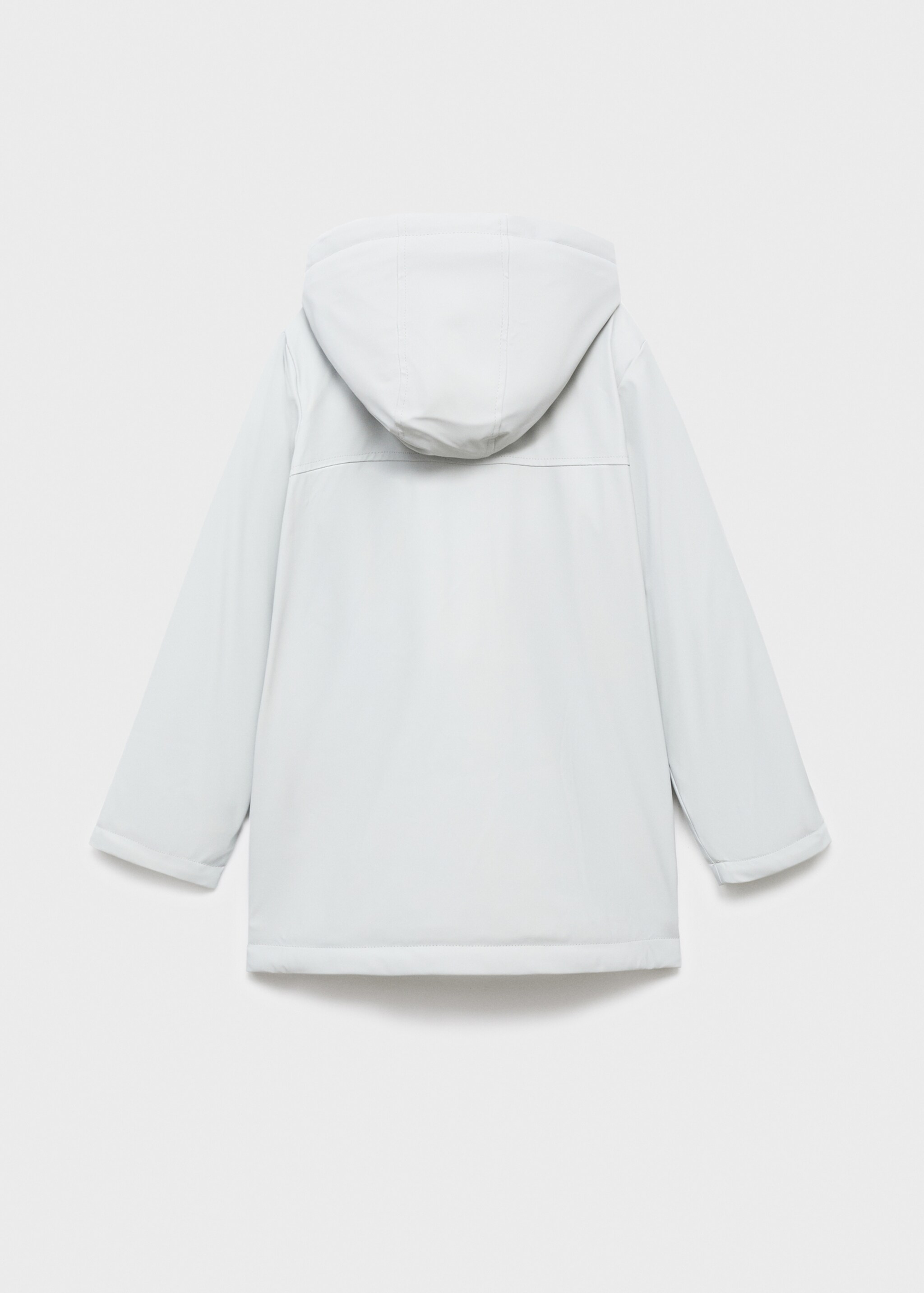 Manteau imperméable à capuche - Verso de l’article