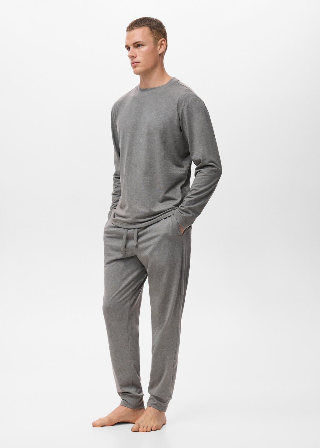 Long cotton pajama pack