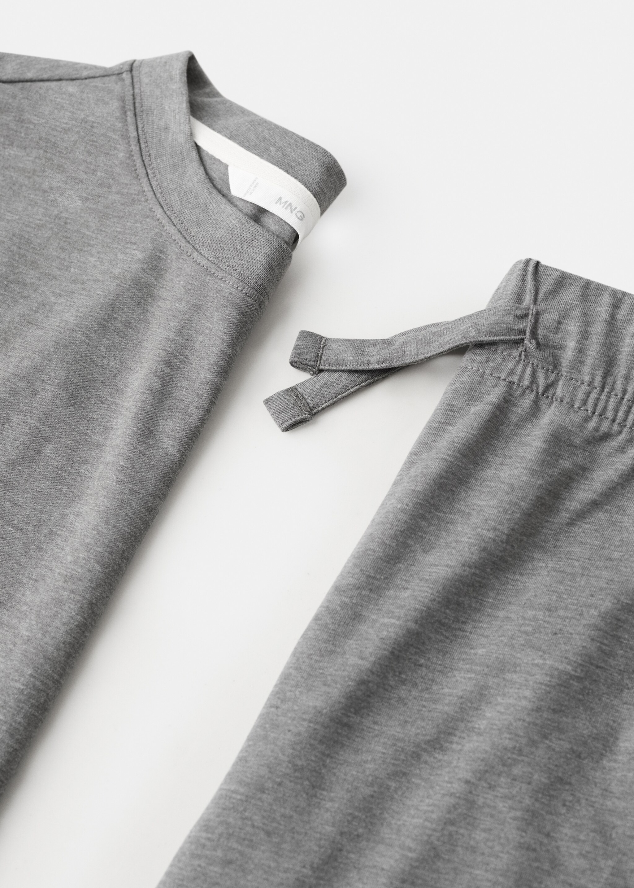Pijama pack nightset - Details of the article 8, Grey. Ref: 17025975-00.
