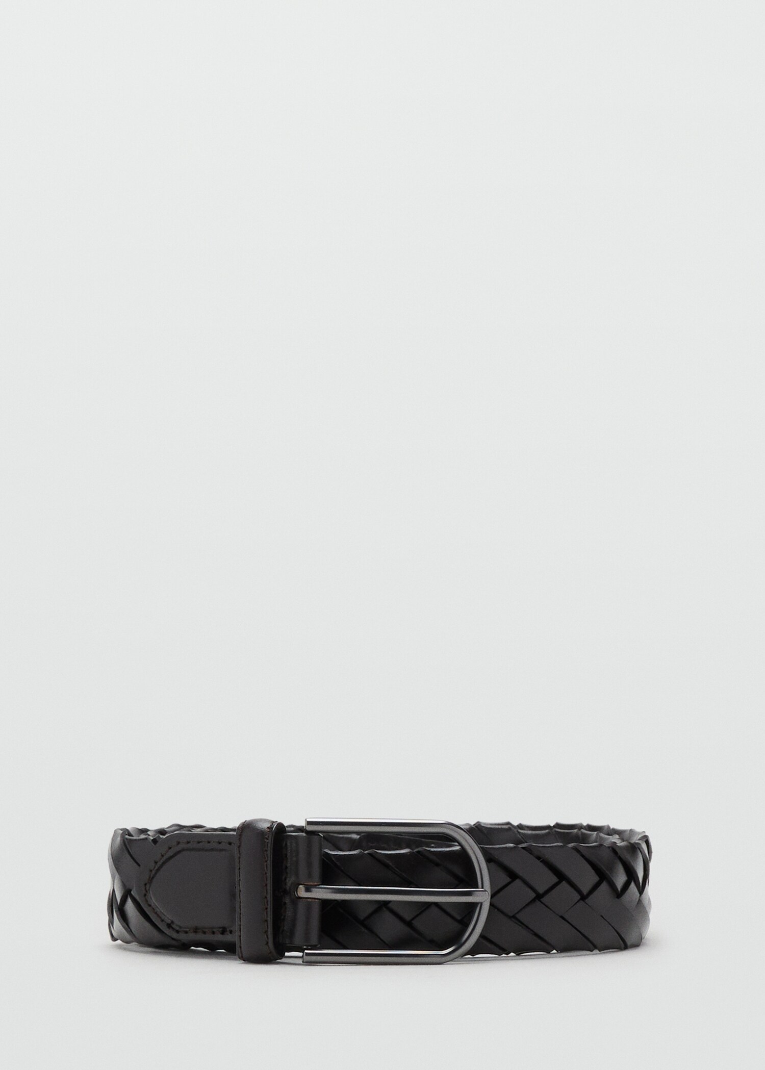 Braided leather belt - Article without model